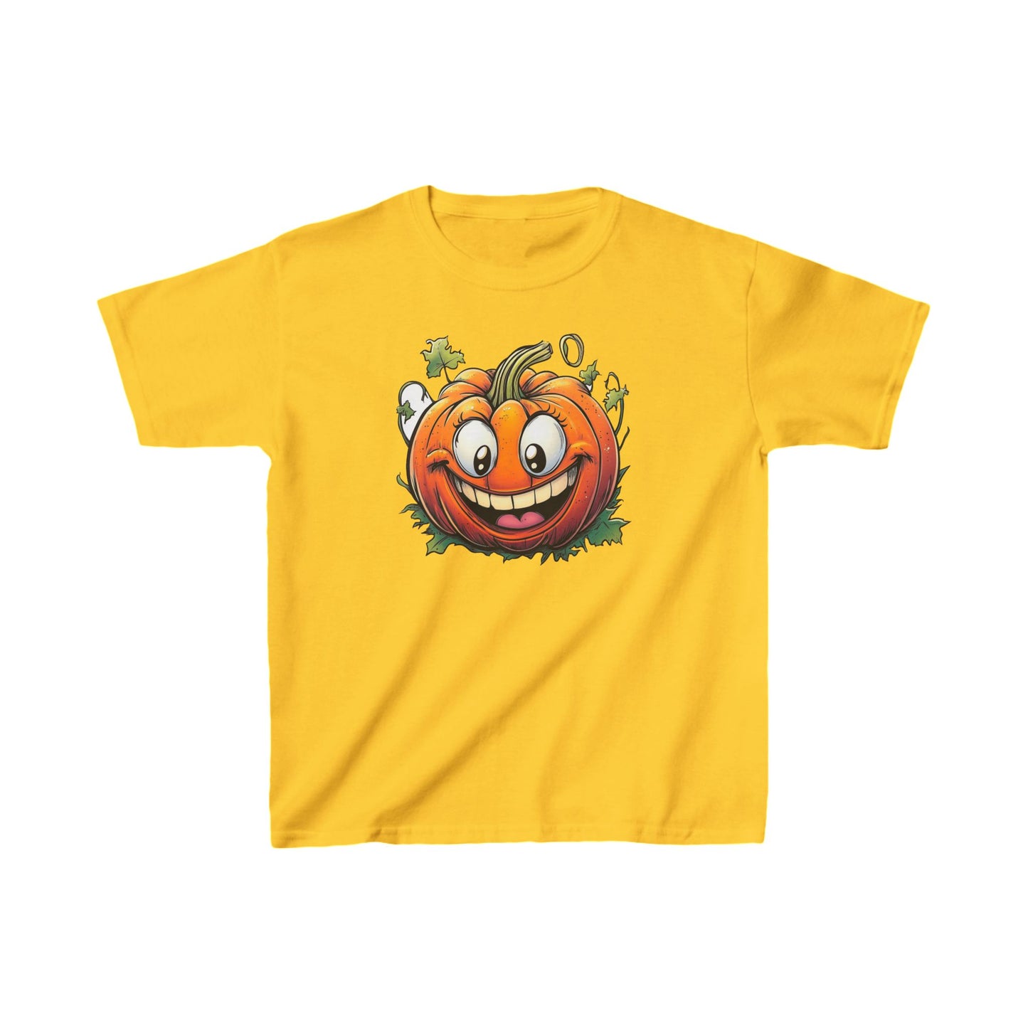 Kids - Happy Pumpkin -  Heavy Cotton™ T-Shirts