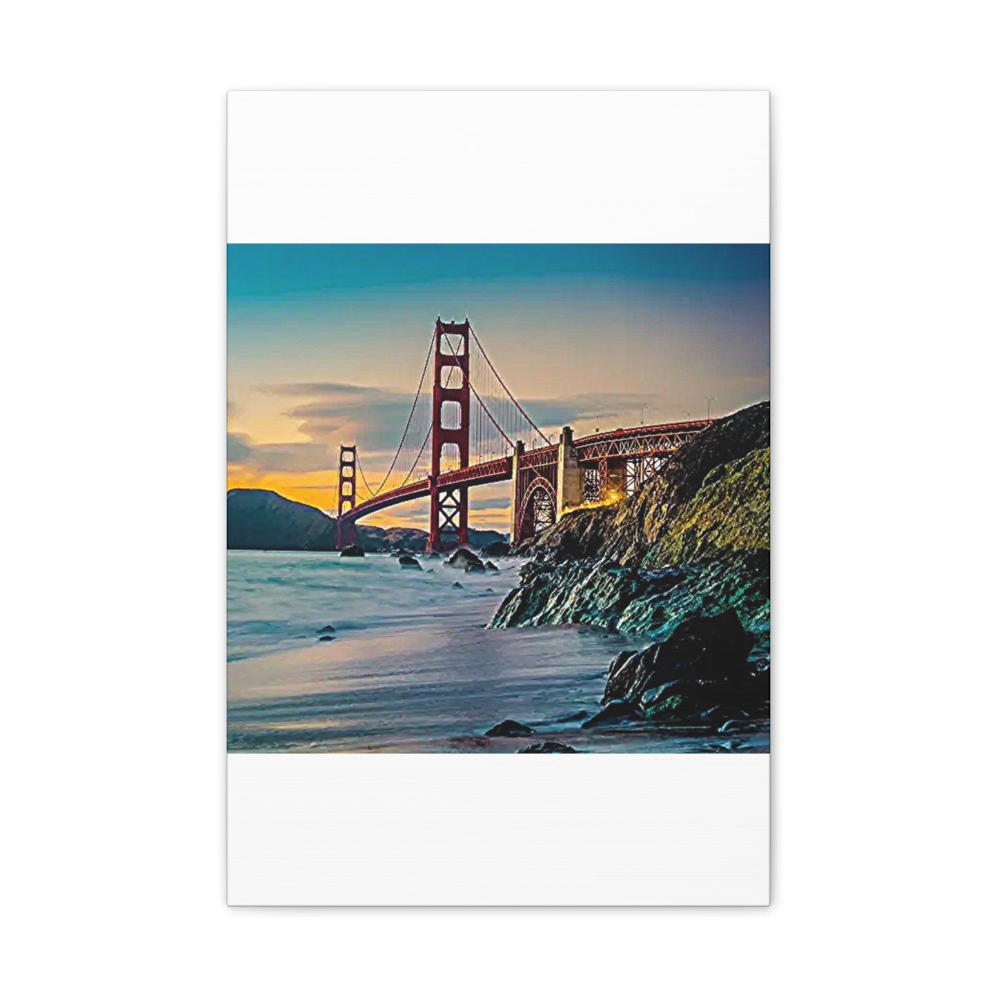 Golden Gate - Canvas Stretched, 0.75"