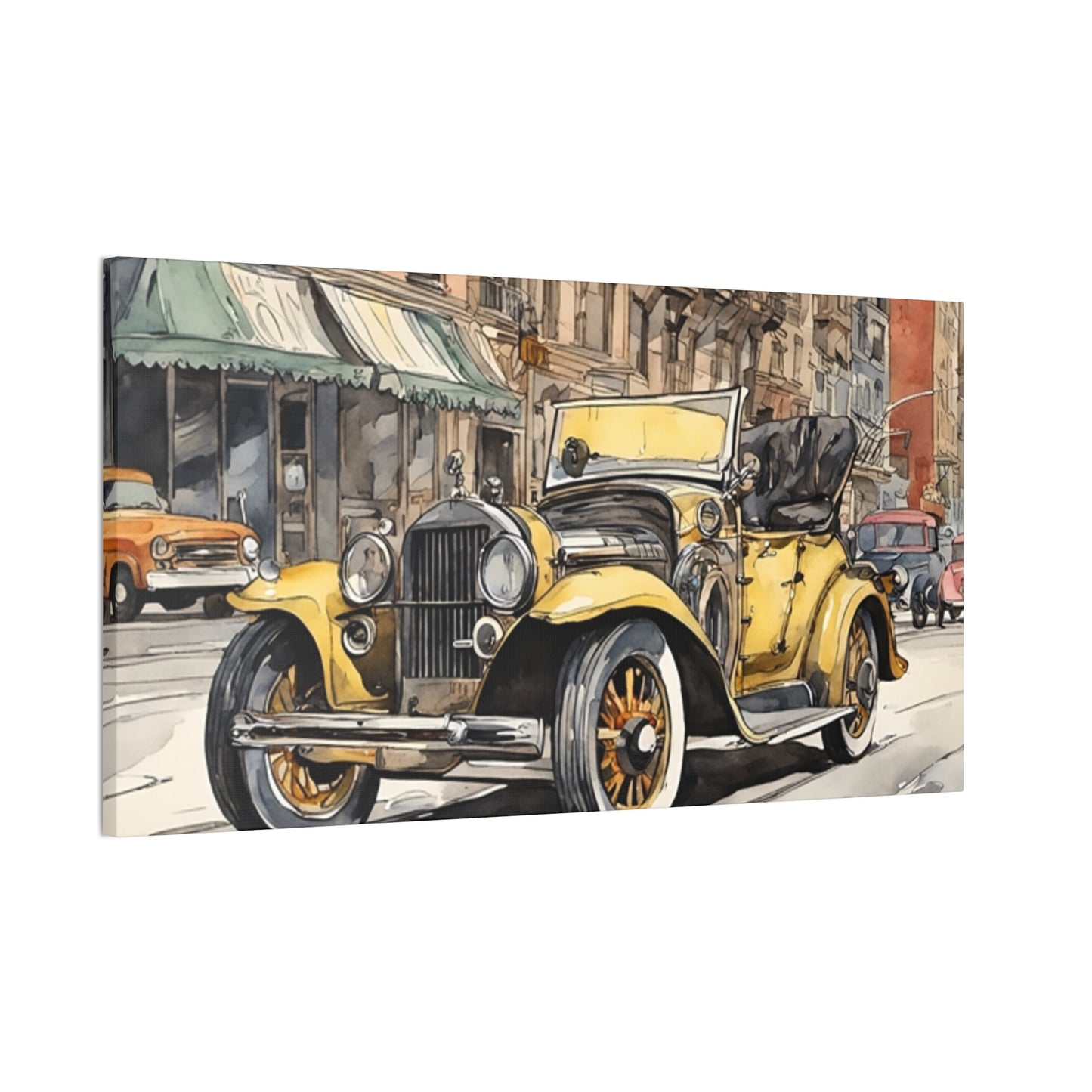 Antique Car - Canvas Stretched, 0.75" - Father's Day