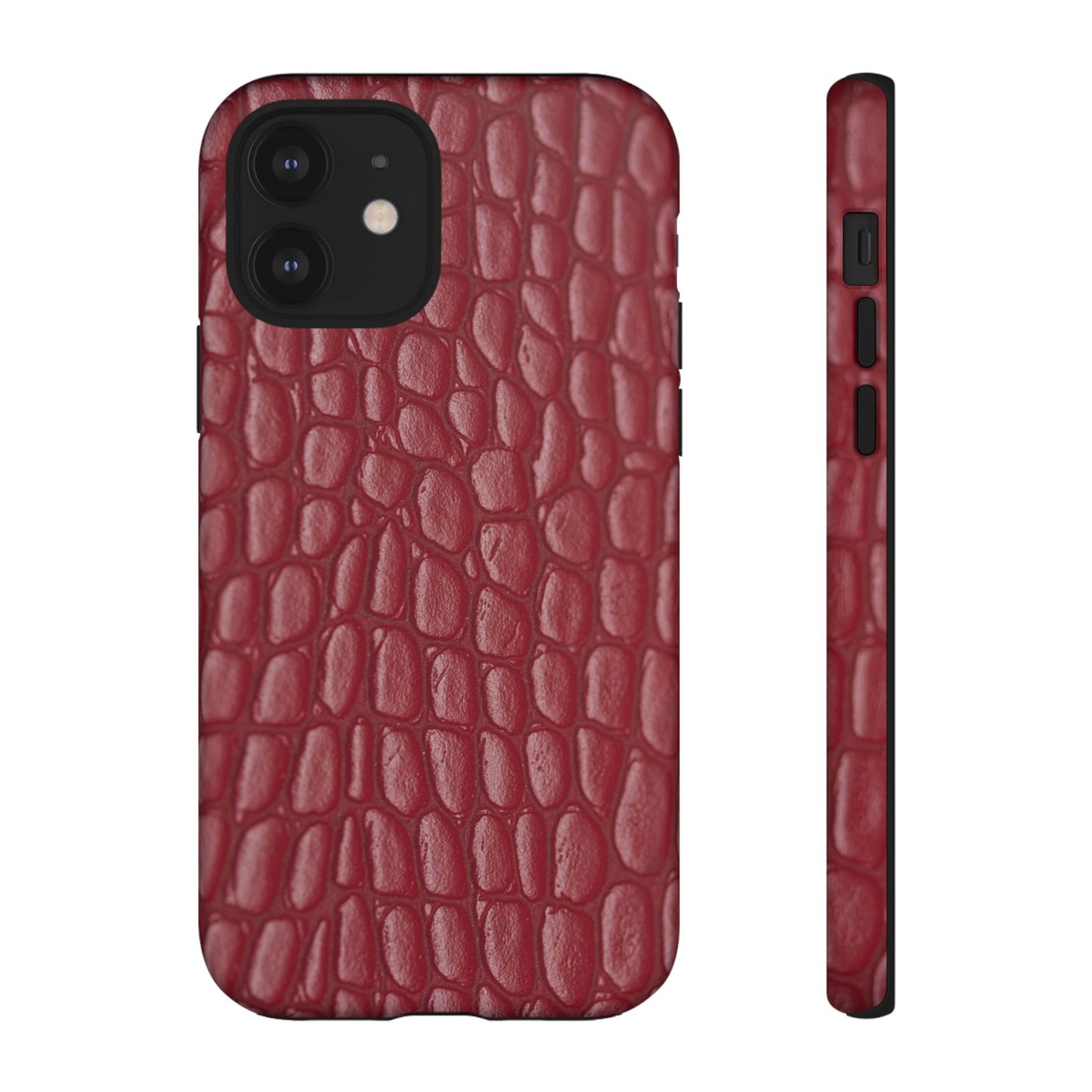 Red Leather - Tough Cases - Whimsical Phone Cases