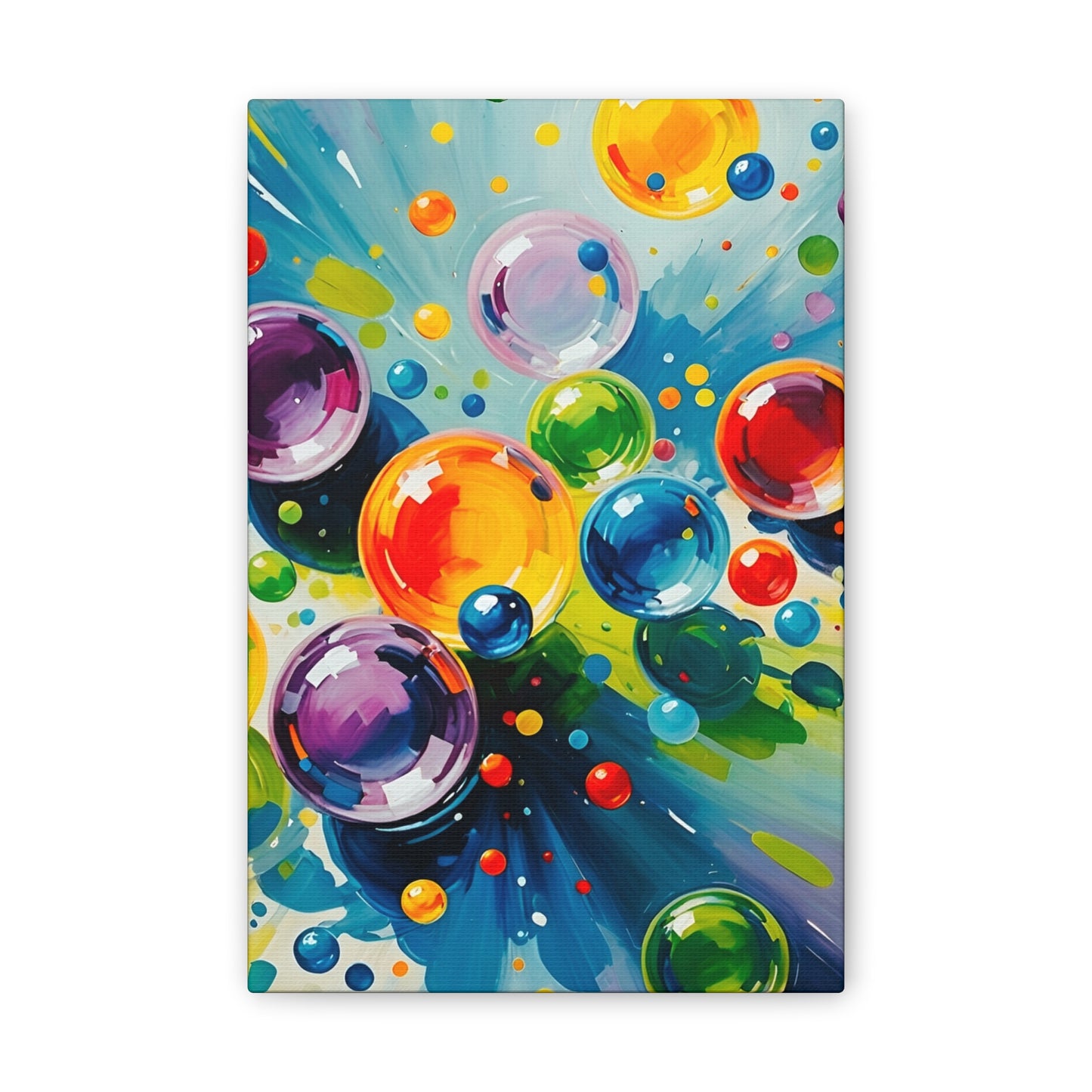 Colored Balls - Canvas Stretched, 0.75"