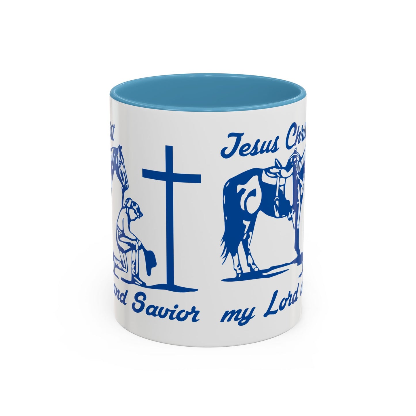 Lord and Savior - Accent Coffee Mug (11, 15oz) - Easter - Mother's Day - Father's Day