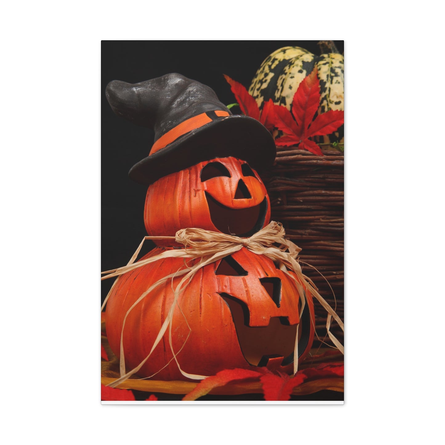 Pumpkins - Canvas Stretched, 0.75" - Halloween