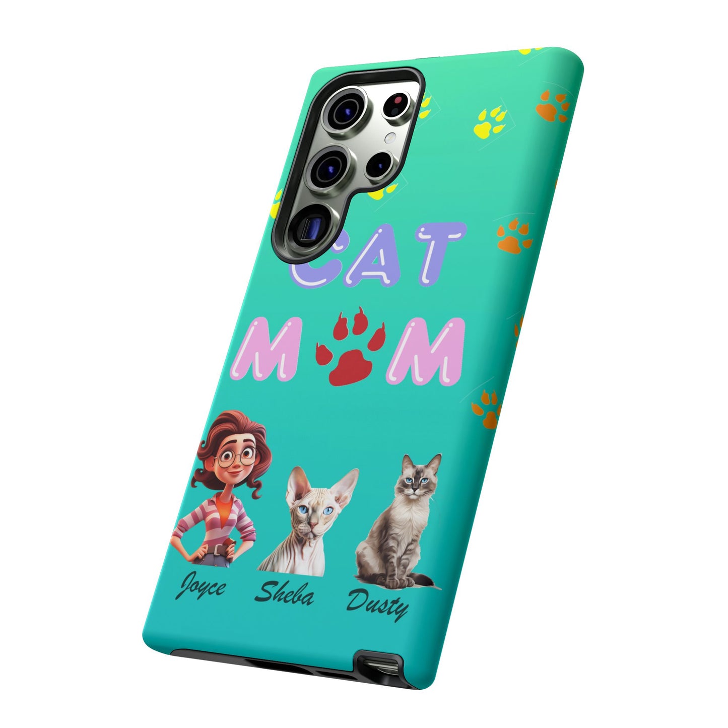 Cat Mom - Tough Cases - Mother's Day - Whimsical