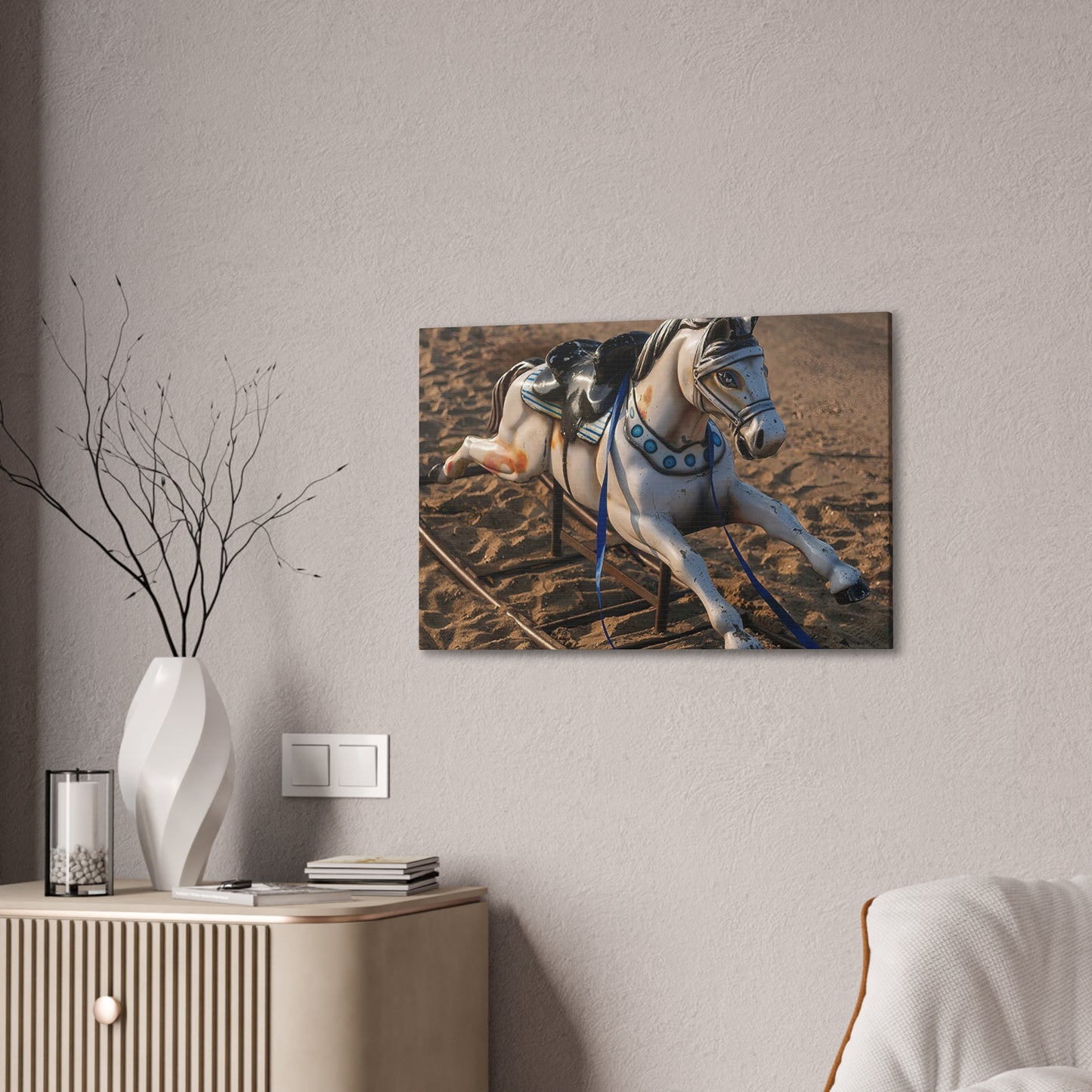 Rocking Horse - Canvas Stretched, 0.75"