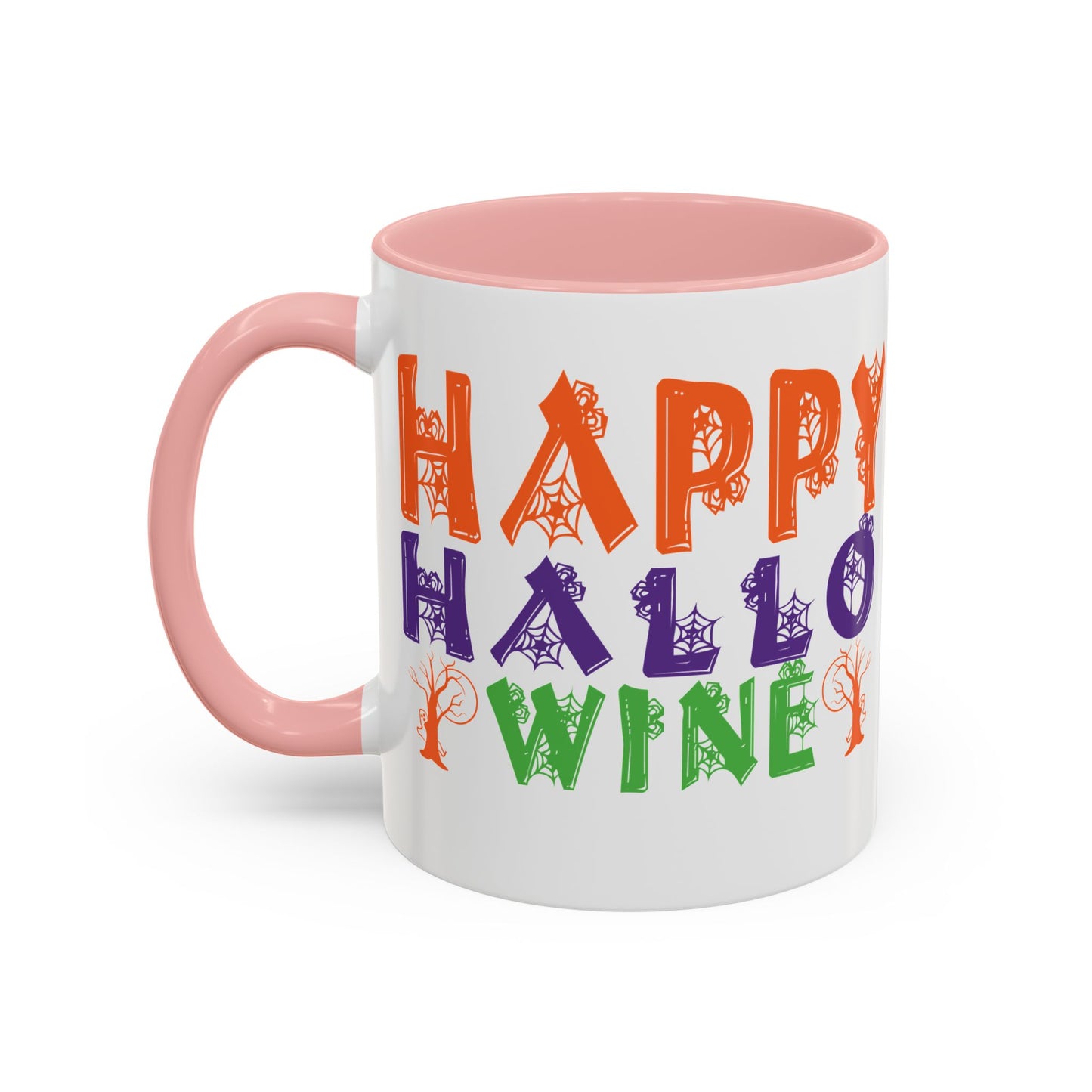 Happy Hallo Wine -Accent Coffee Mug (11, 15oz) - Halloween