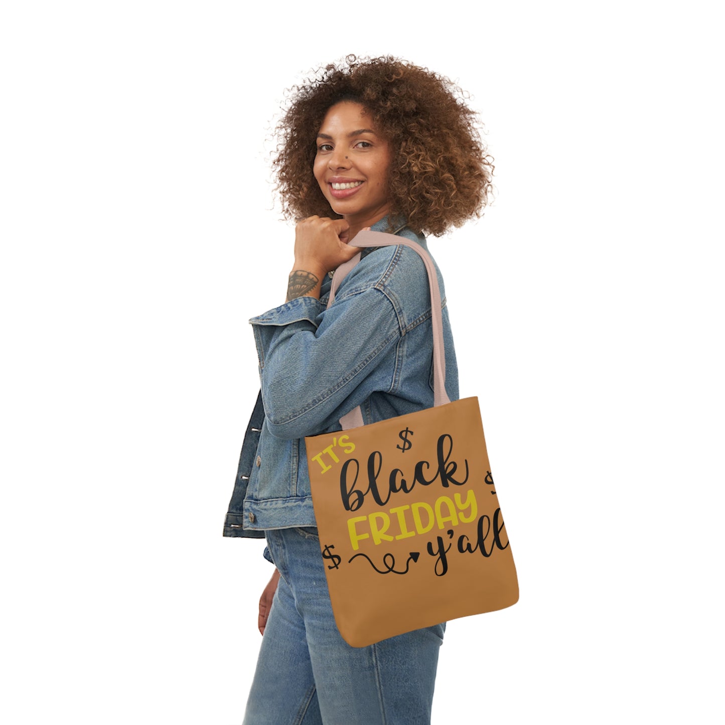 It's Black Friday - Canvas Tote Bag, 5-Color Straps