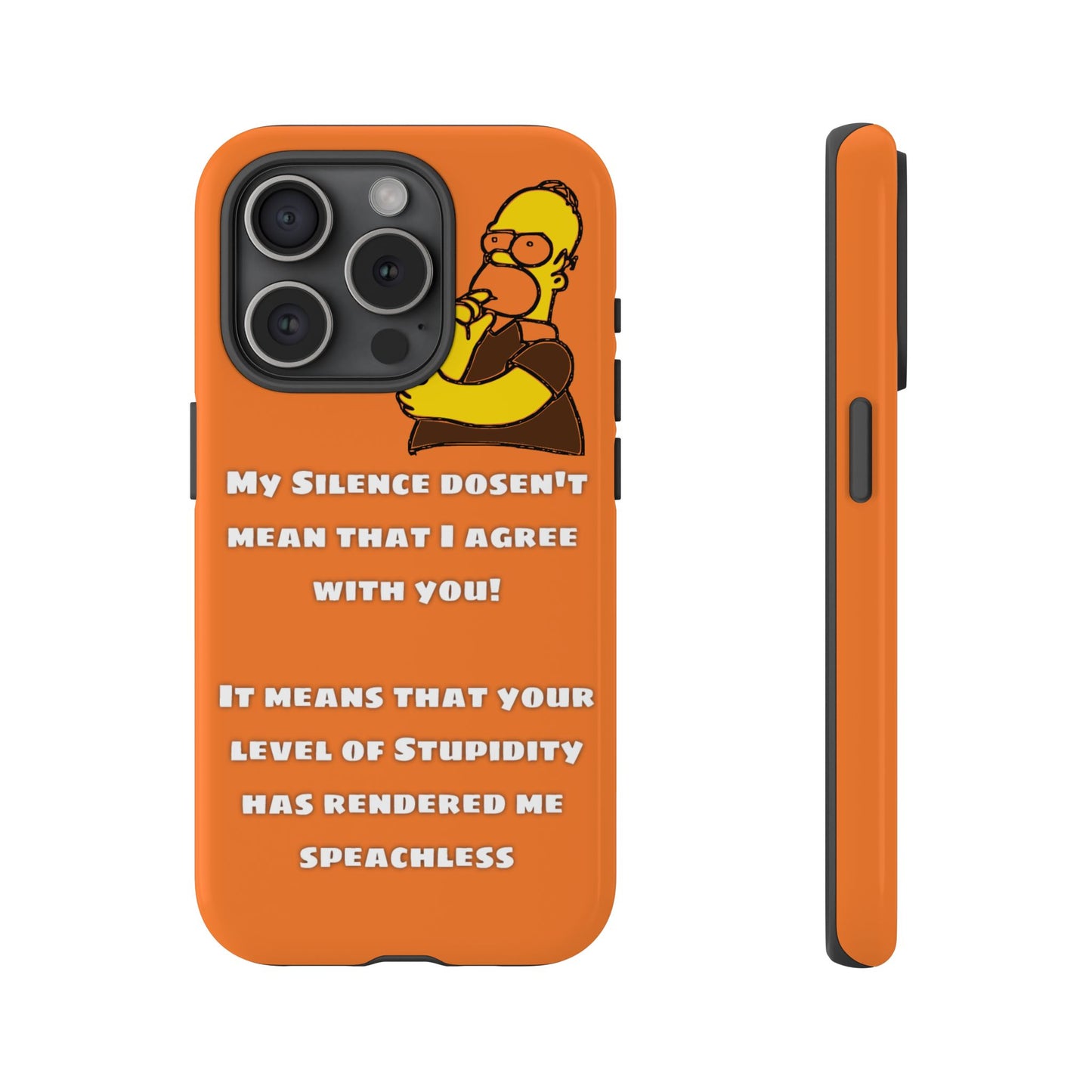 My Silence - Tough Cases - Whimsical Phone Cases