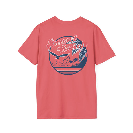 Sunset Beach - Unisex Softstyle T-Shirts