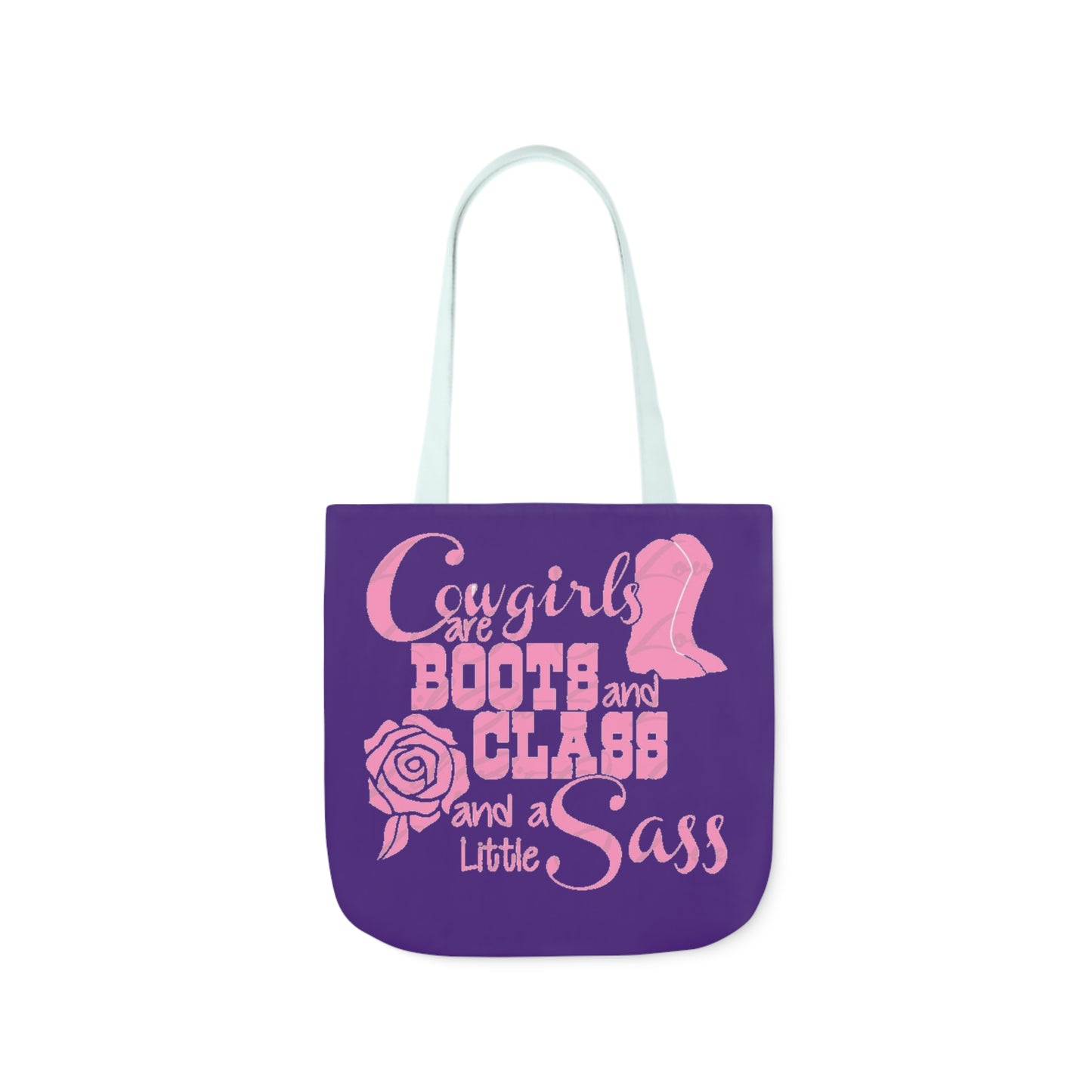 Cowgirl - Canvas Tote Bag, 5-Color Straps