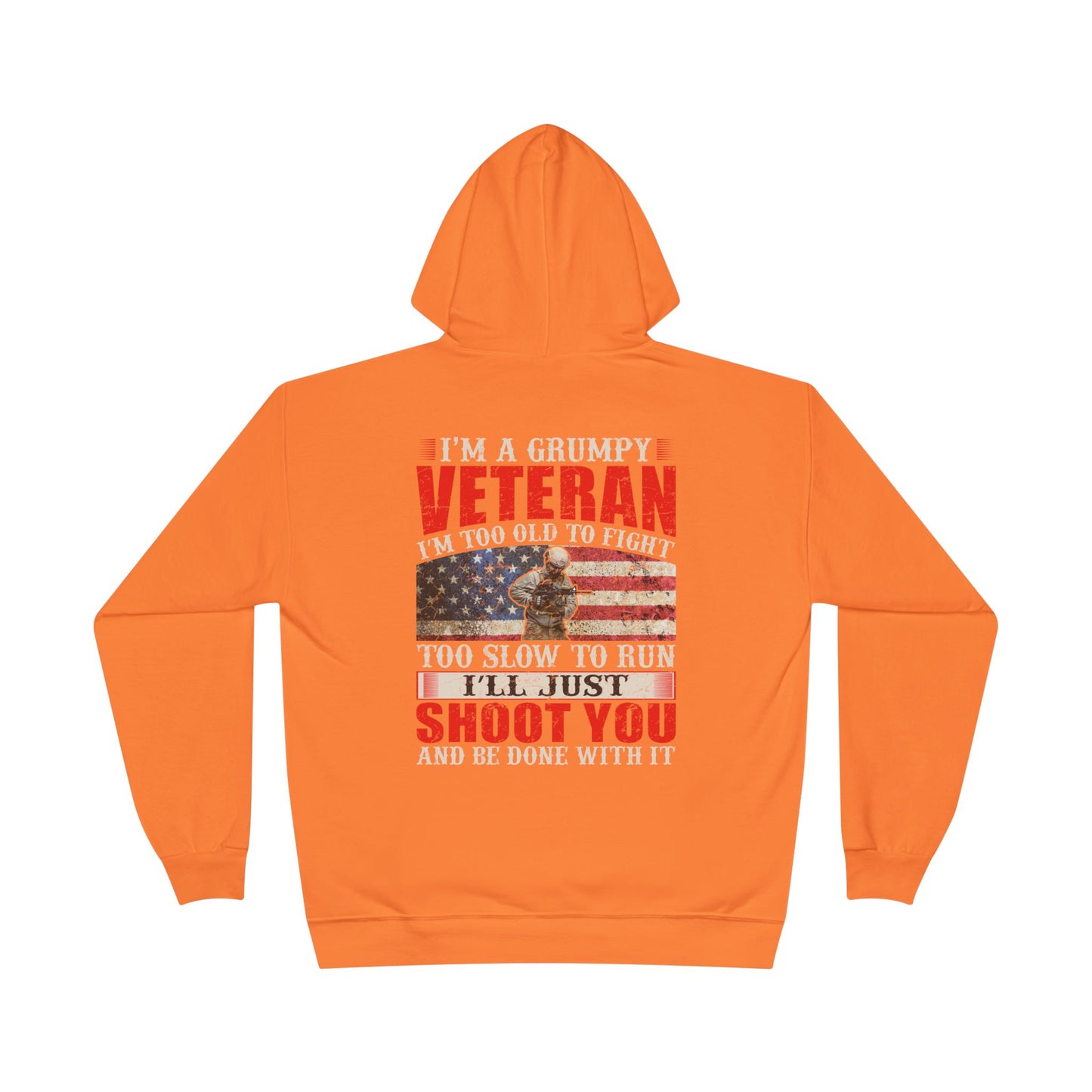 Military - Veteran - Unisex EcoSmart® Pullover Hoodie Sweatshirt