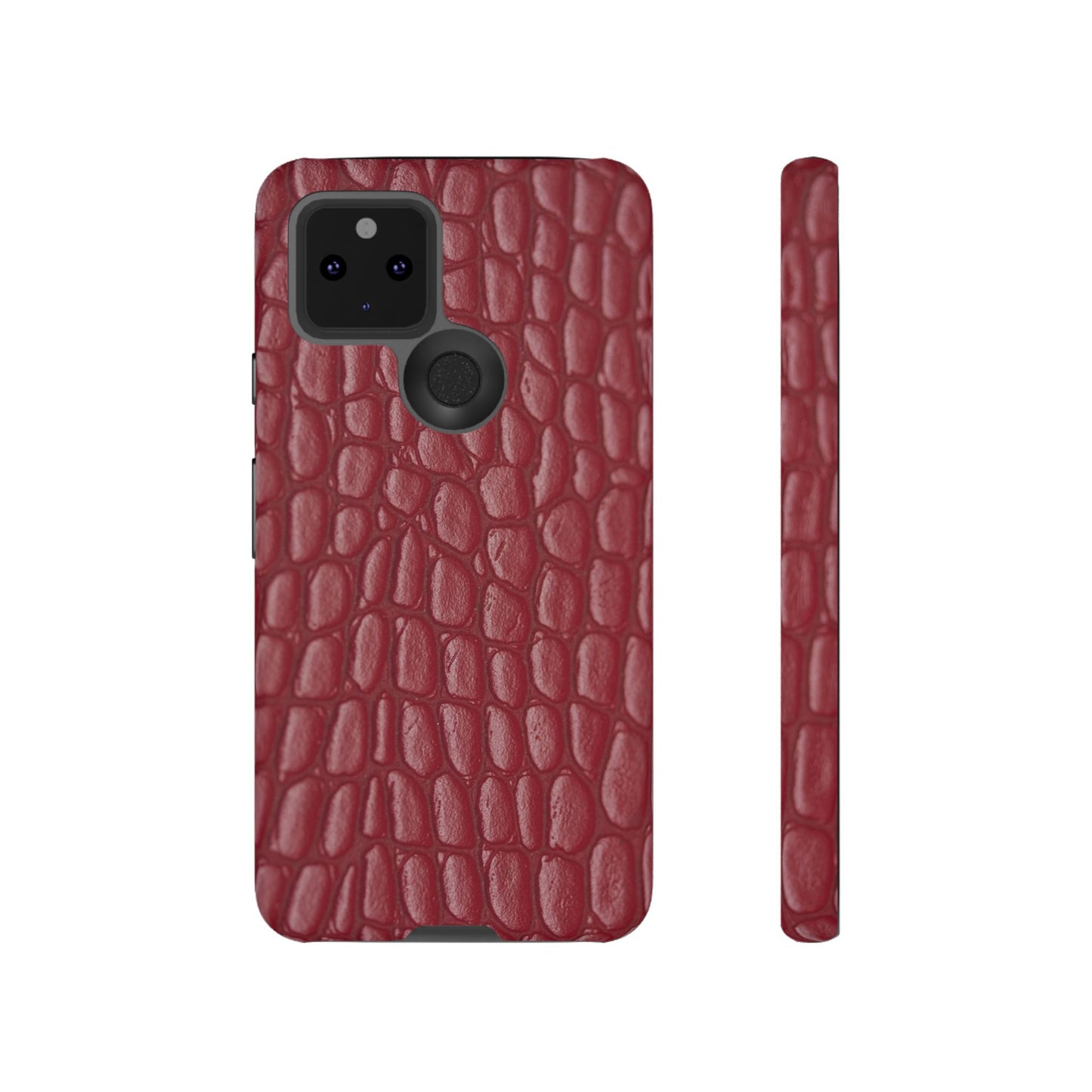 Red Leather - Tough Cases - Whimsical Phone Cases