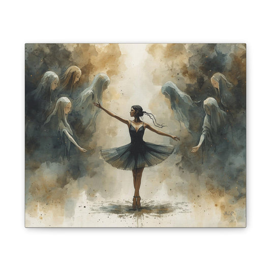 Haunted Ballerina - Canvas Stretched, 0.75" - Wall Art 2026 - Individuals