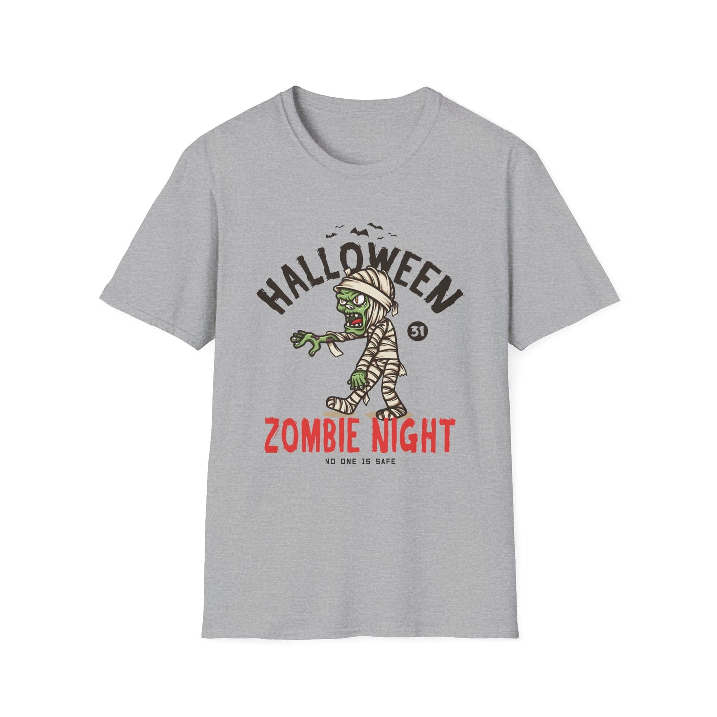 Zombie Night - Unisex Softstyle T-Shirt - Halloween