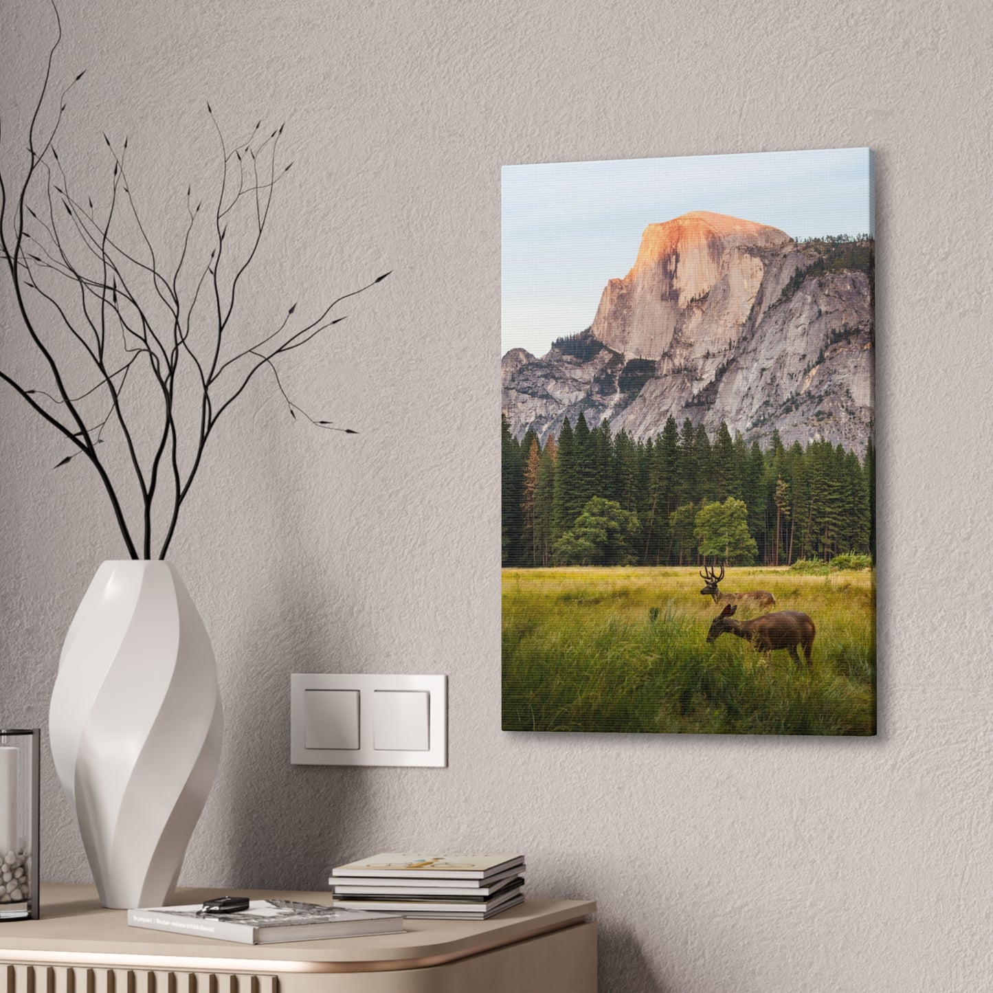 Half Dome Meadow - Canvas Stretched, 0.75"