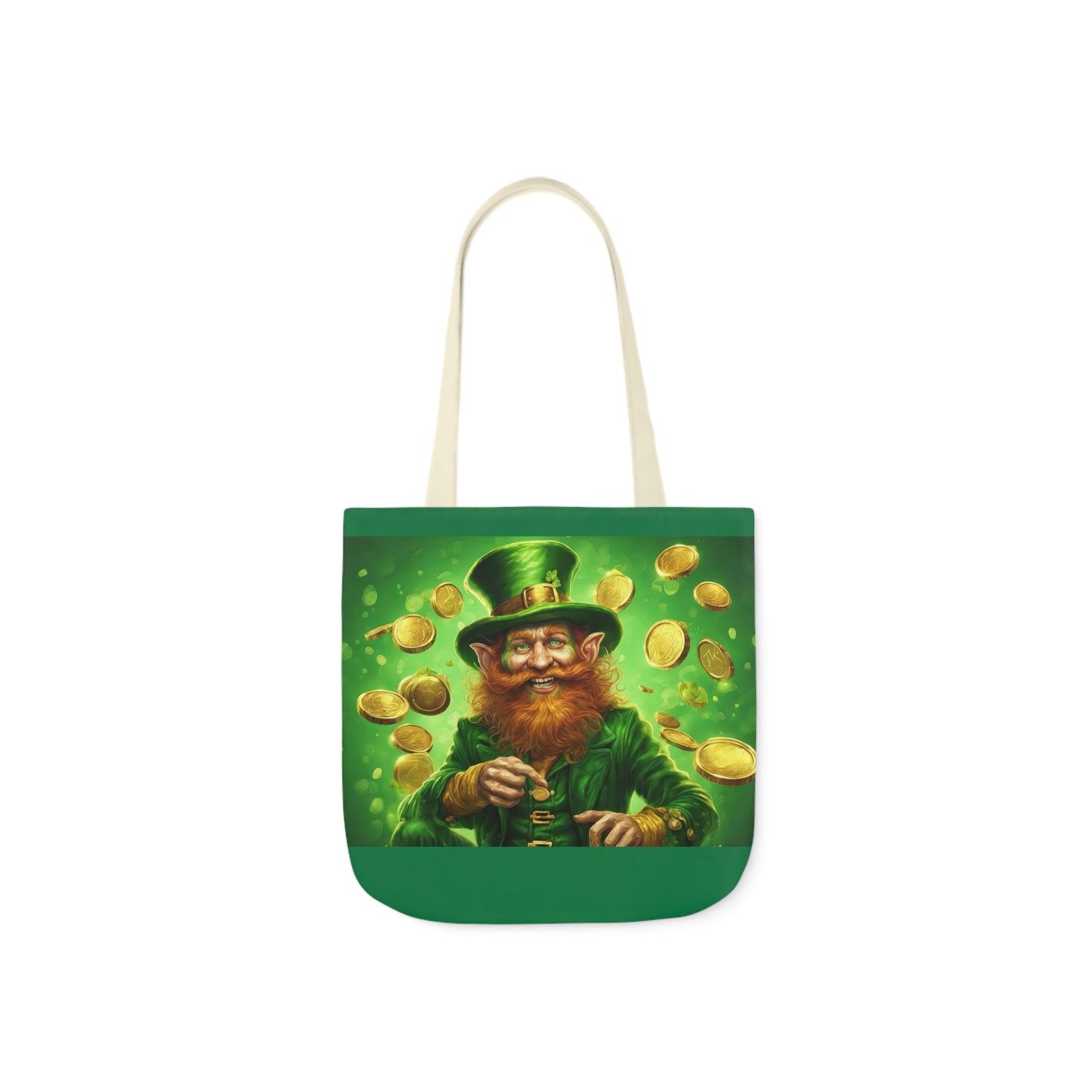 St. Patricks - Canvas Tote Bag, 5-Color Straps