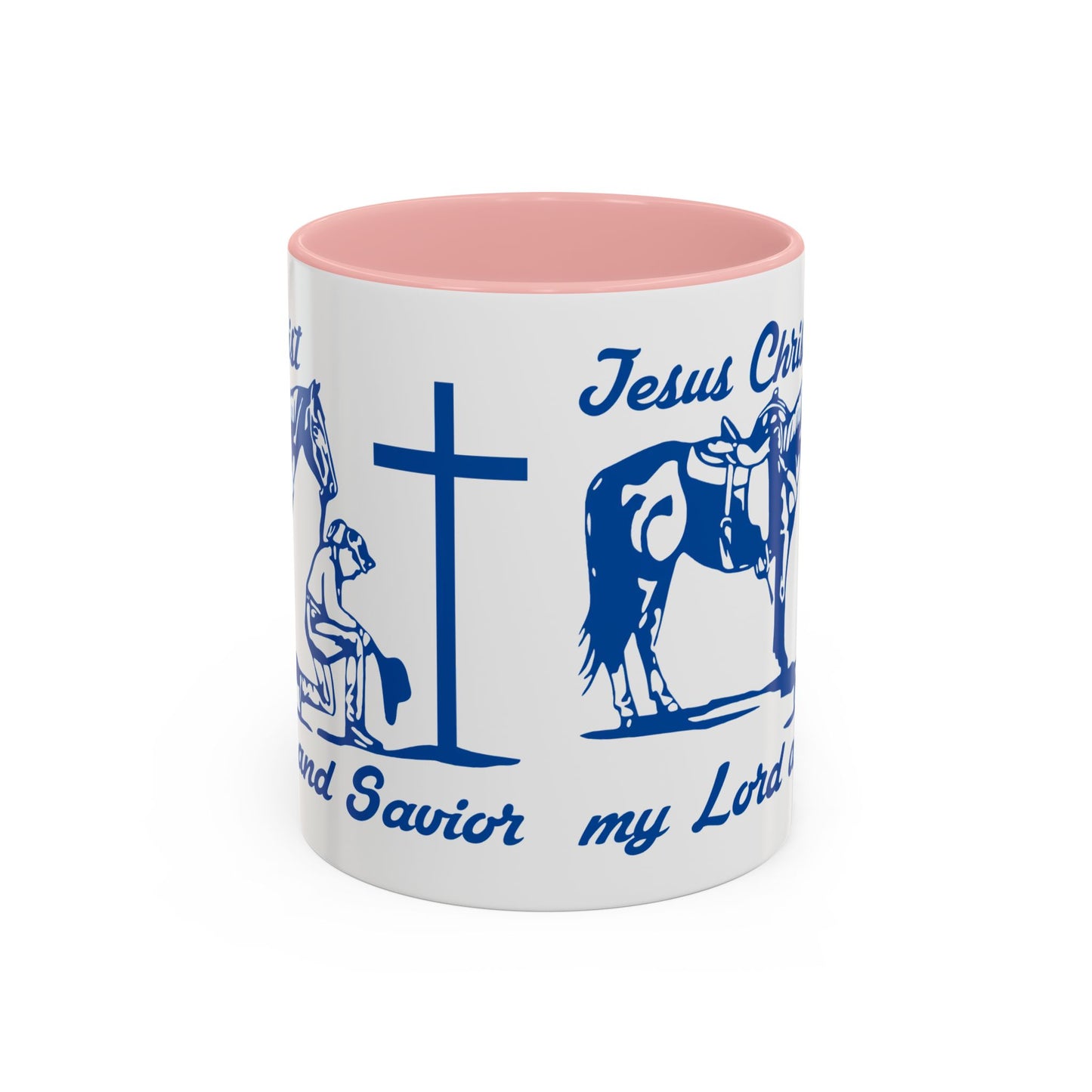 Lord and Savior - Accent Coffee Mug (11, 15oz) - Easter - Mother's Day - Father's Day