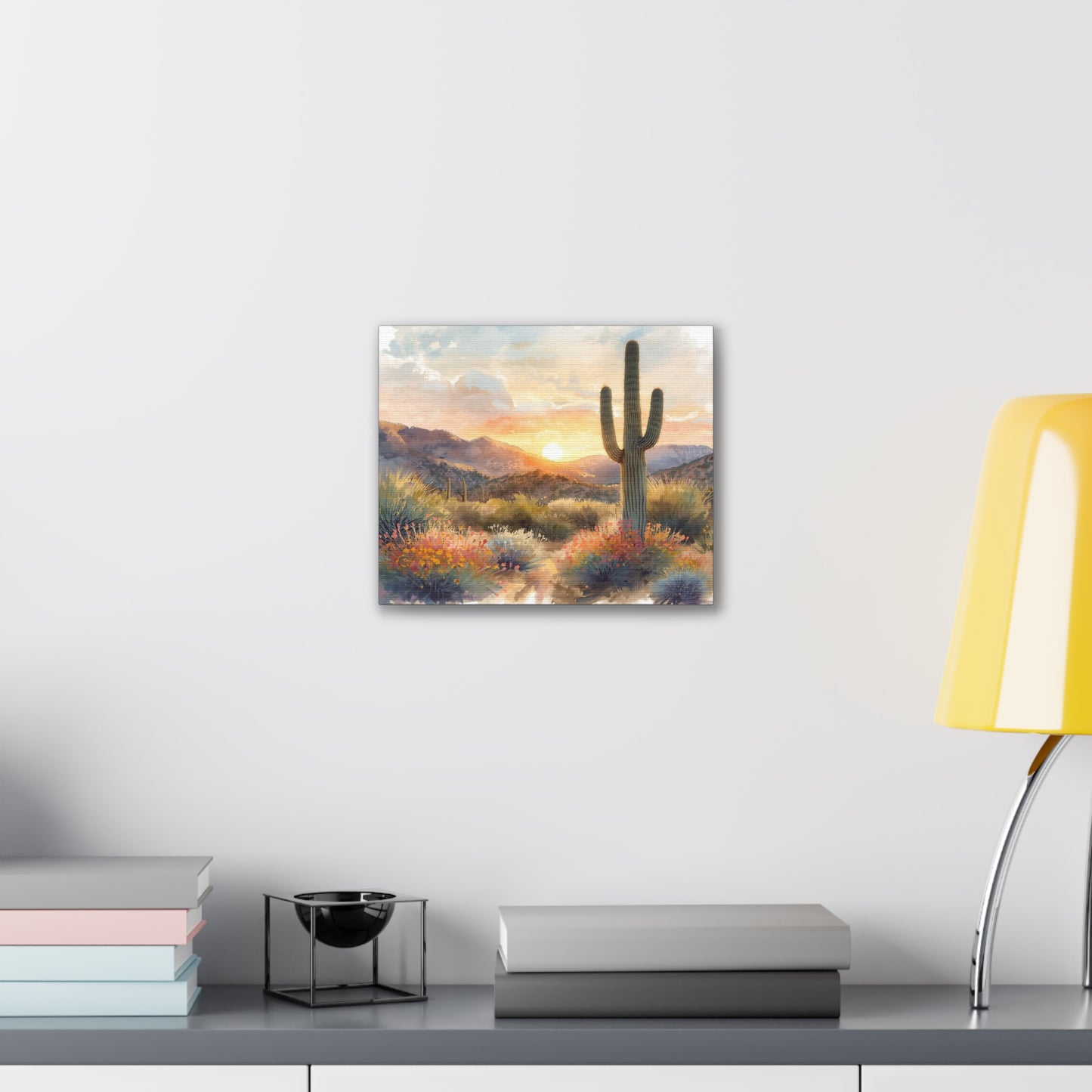 Desert Sunset - Canvas Stretched, 0.75" -  2026 Wall Art - Scenes