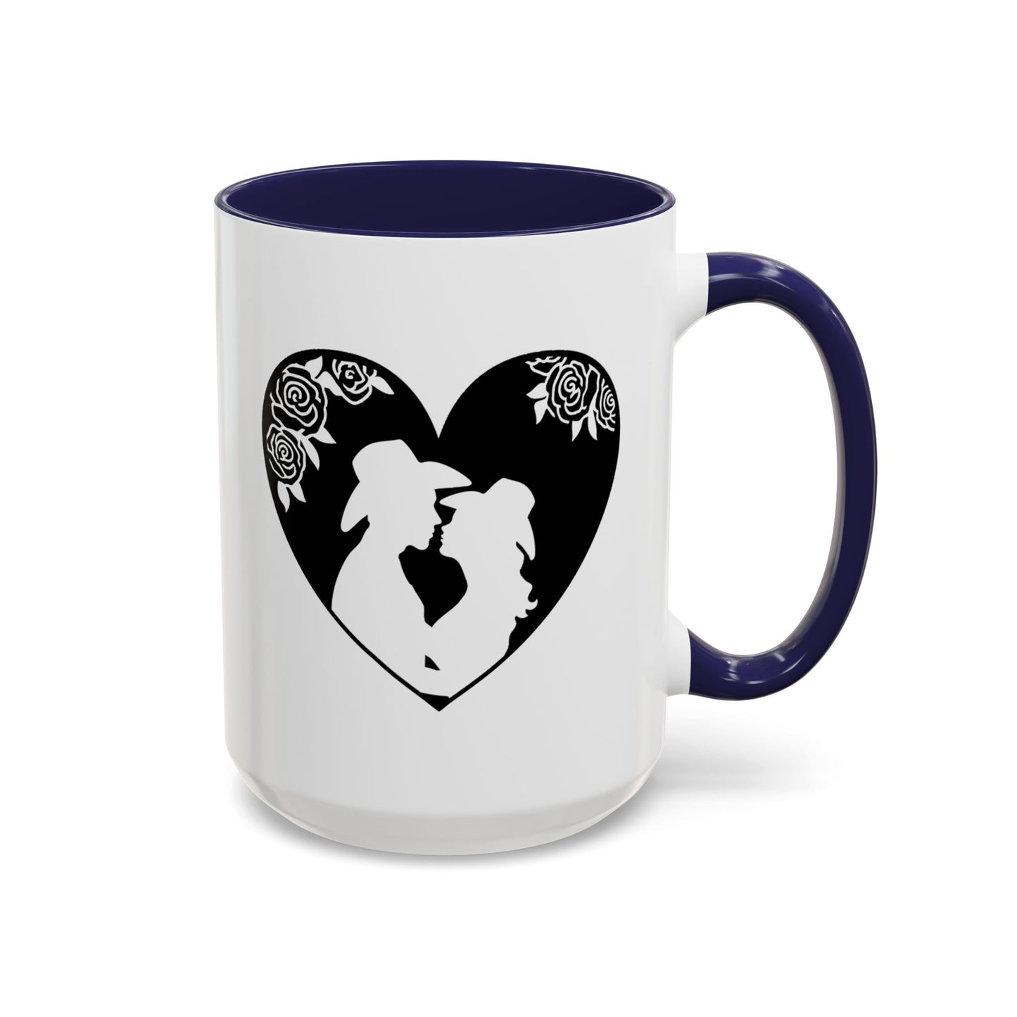 Cowboy Love - Accent Coffee Mug (11, 15oz) - Mother's Day