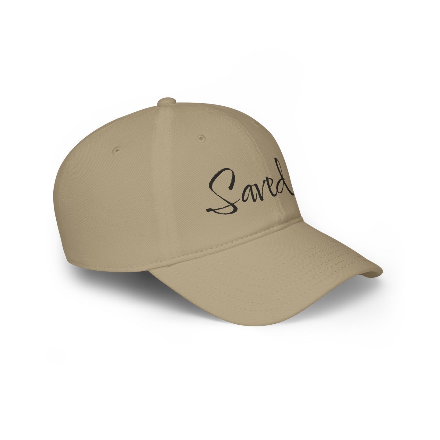 Saved - Black - Low Profile Baseball Cap - Easter - Mother's Day - Father's Day - Easter 1