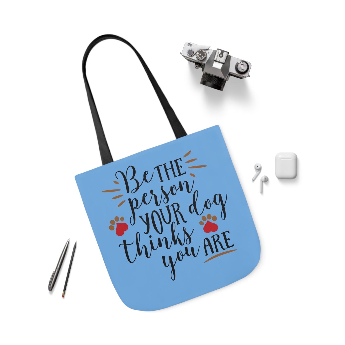 Be the Person - Canvas Tote Bag, 5-Color Straps