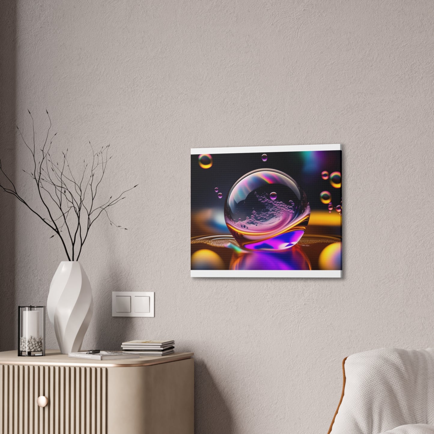 Glass Ball - Canvas Stretched, 0.75"