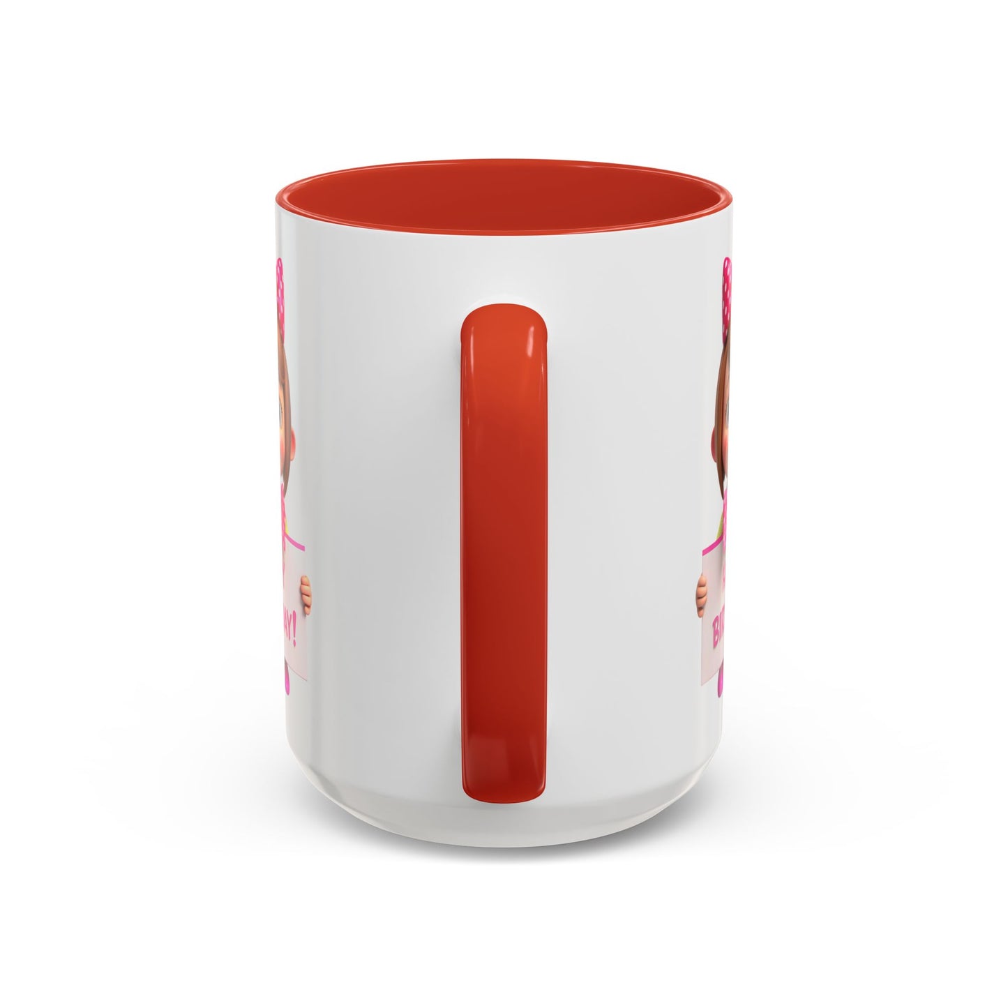 Happy Birthday - Accent Coffee Mug (11, 15oz)