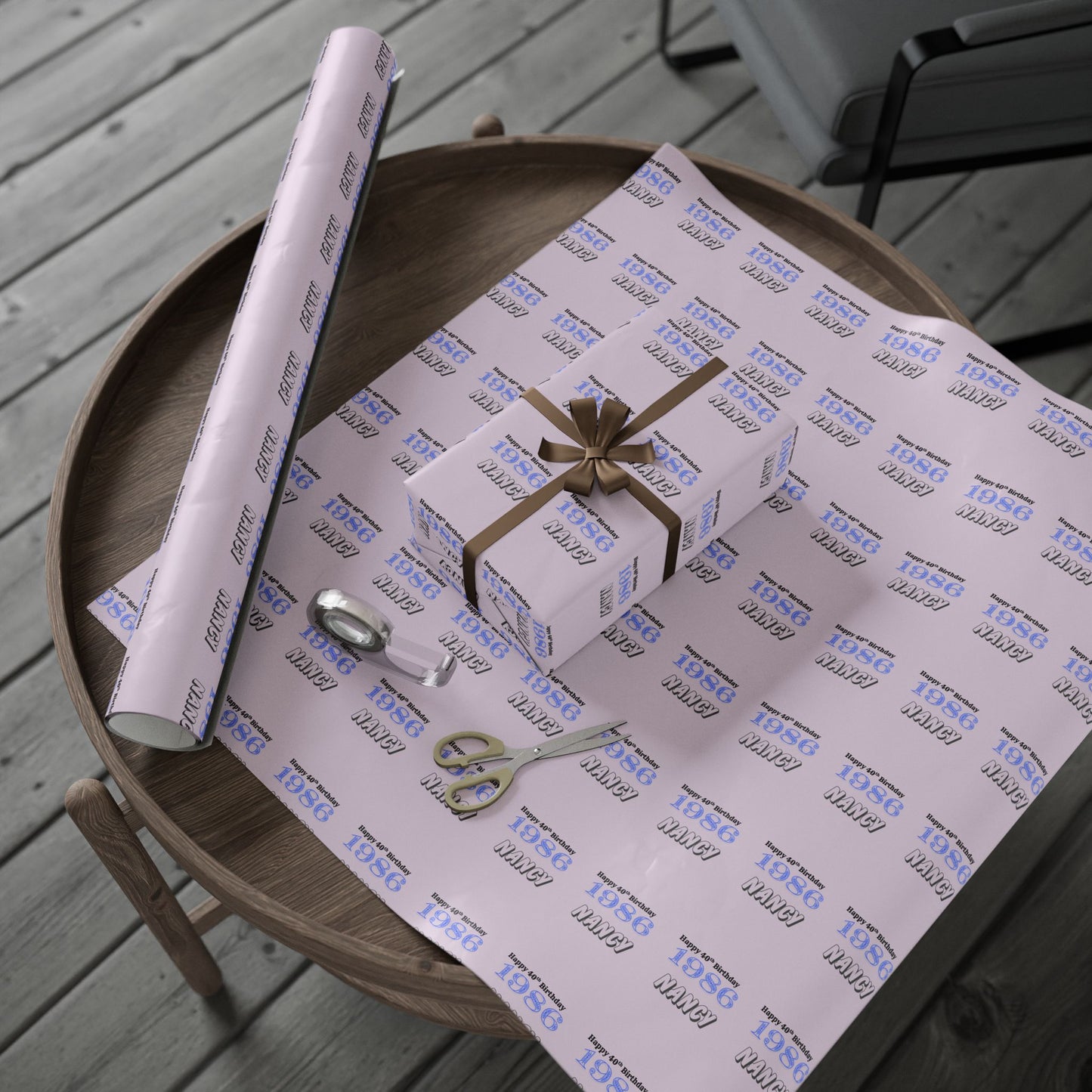 Custom Happy Birthday - Wrapping Papers