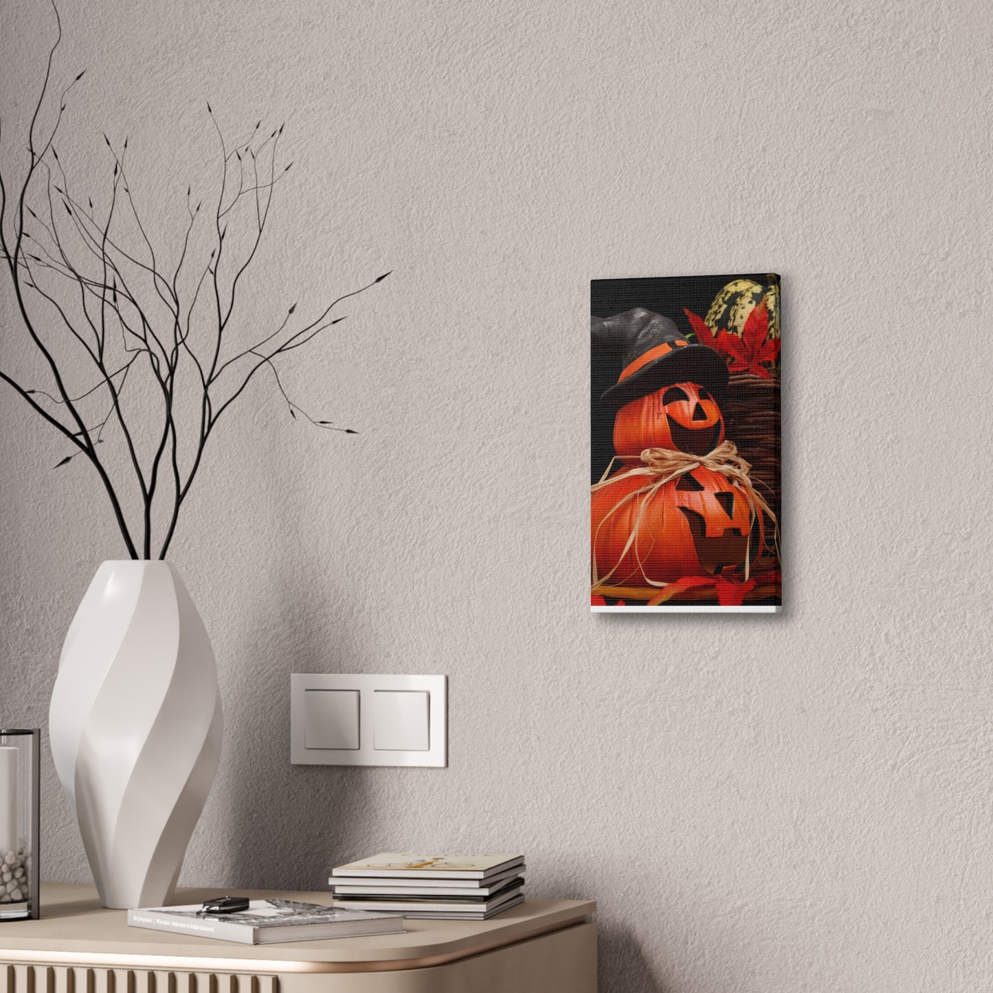 Pumpkins - Canvas Stretched, 0.75" - Halloween