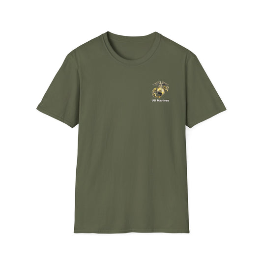 US Marines - Unisex Softstyle T-Shirt - Military - Father's Day - Veteran