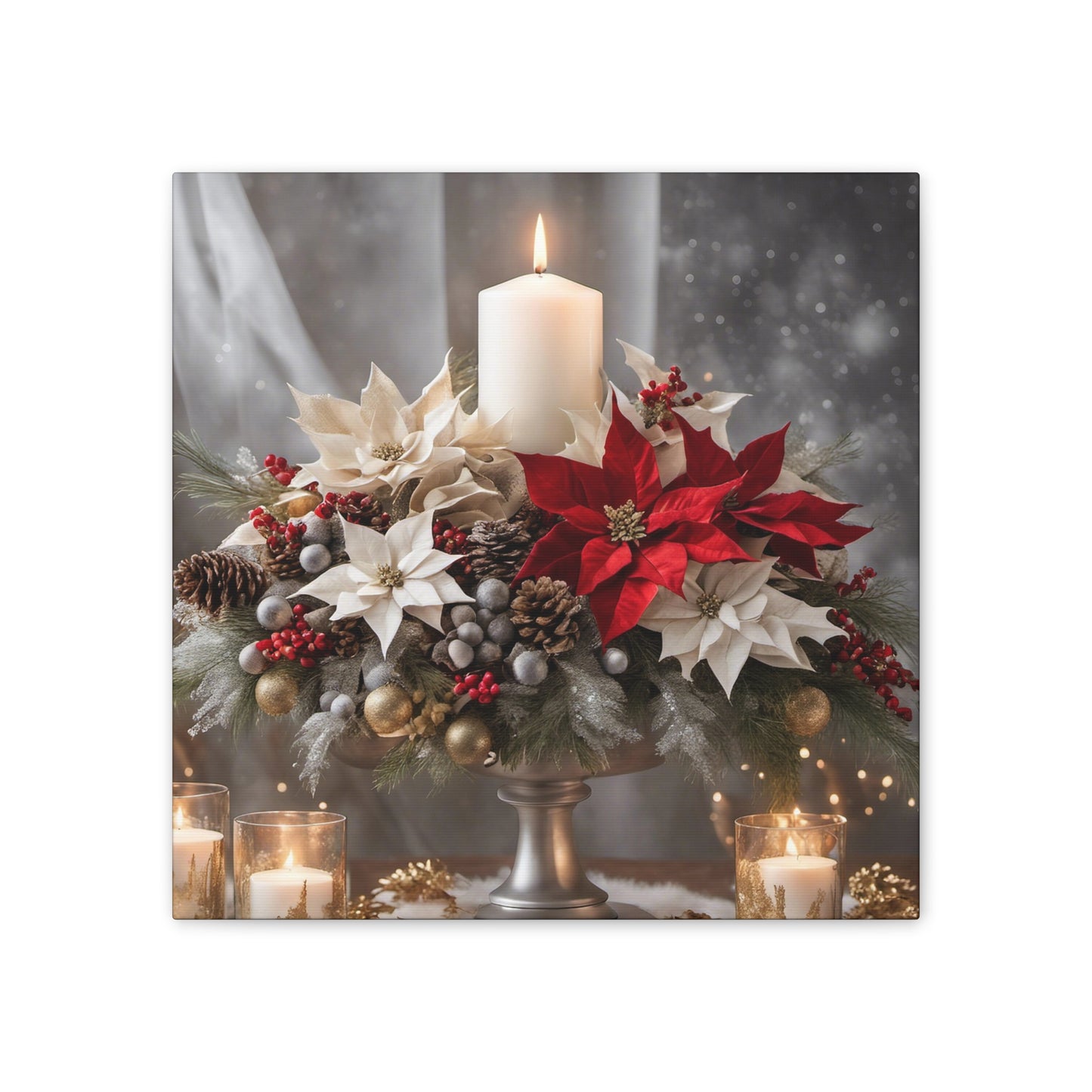 Christmas Candle -2026 Wall Art - Holidays