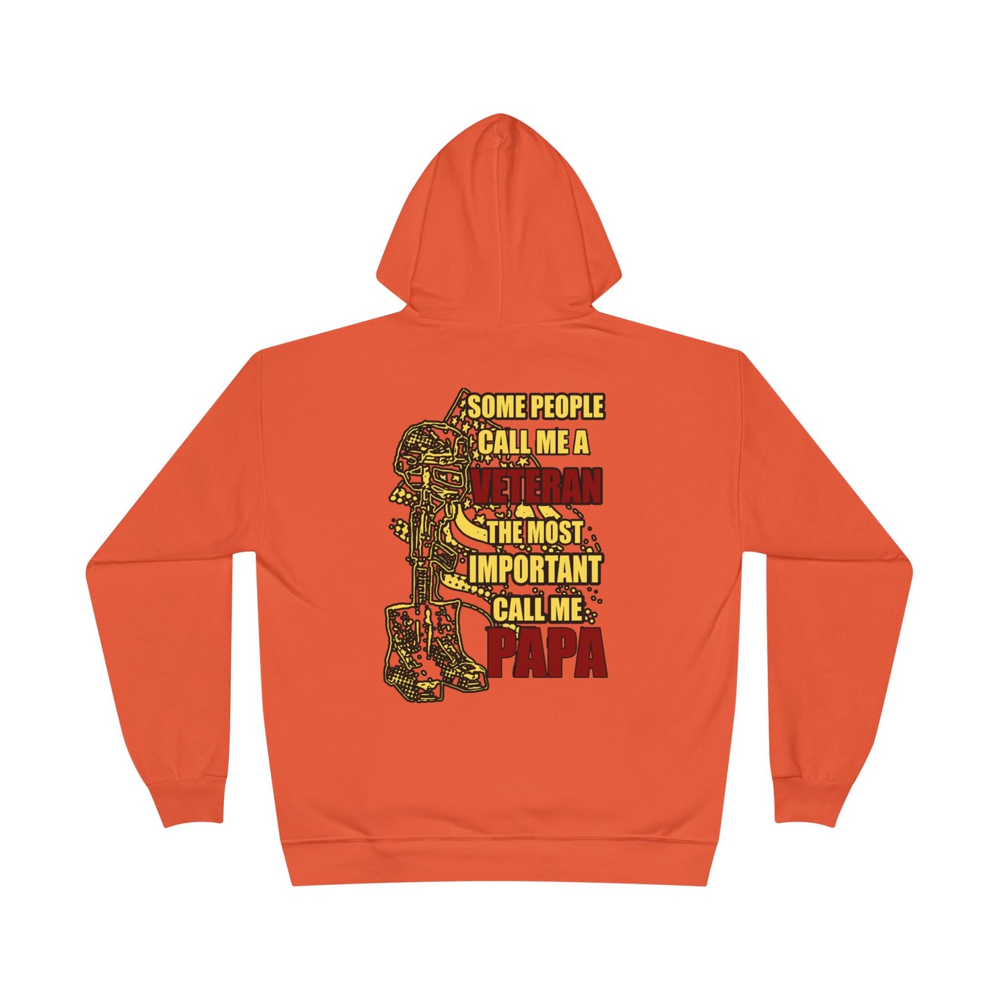 Military - Veteran - Unisex EcoSmart® Pullover Hoodie Sweatshirt