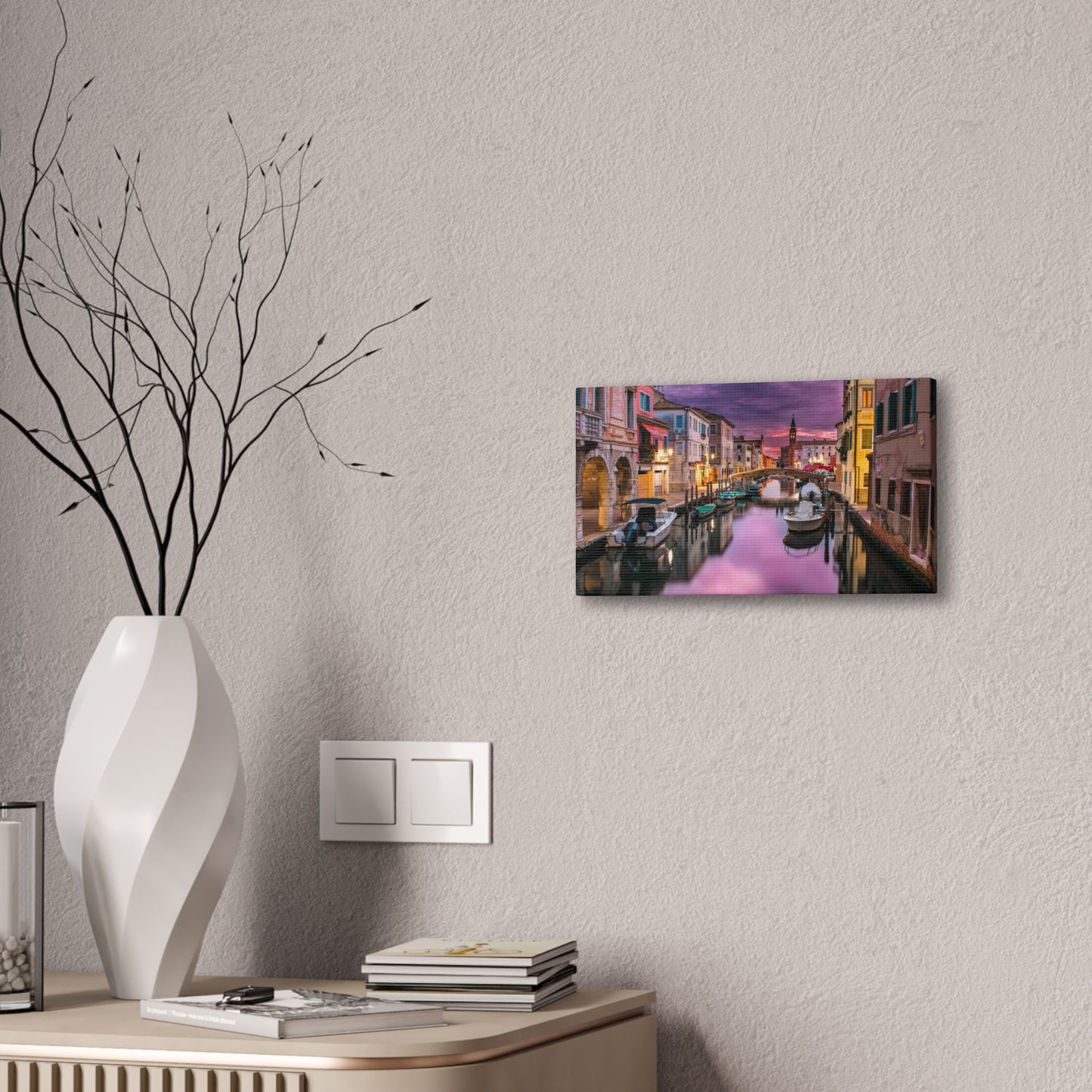 Venice Canal - Canvas Stretched, 0.75"