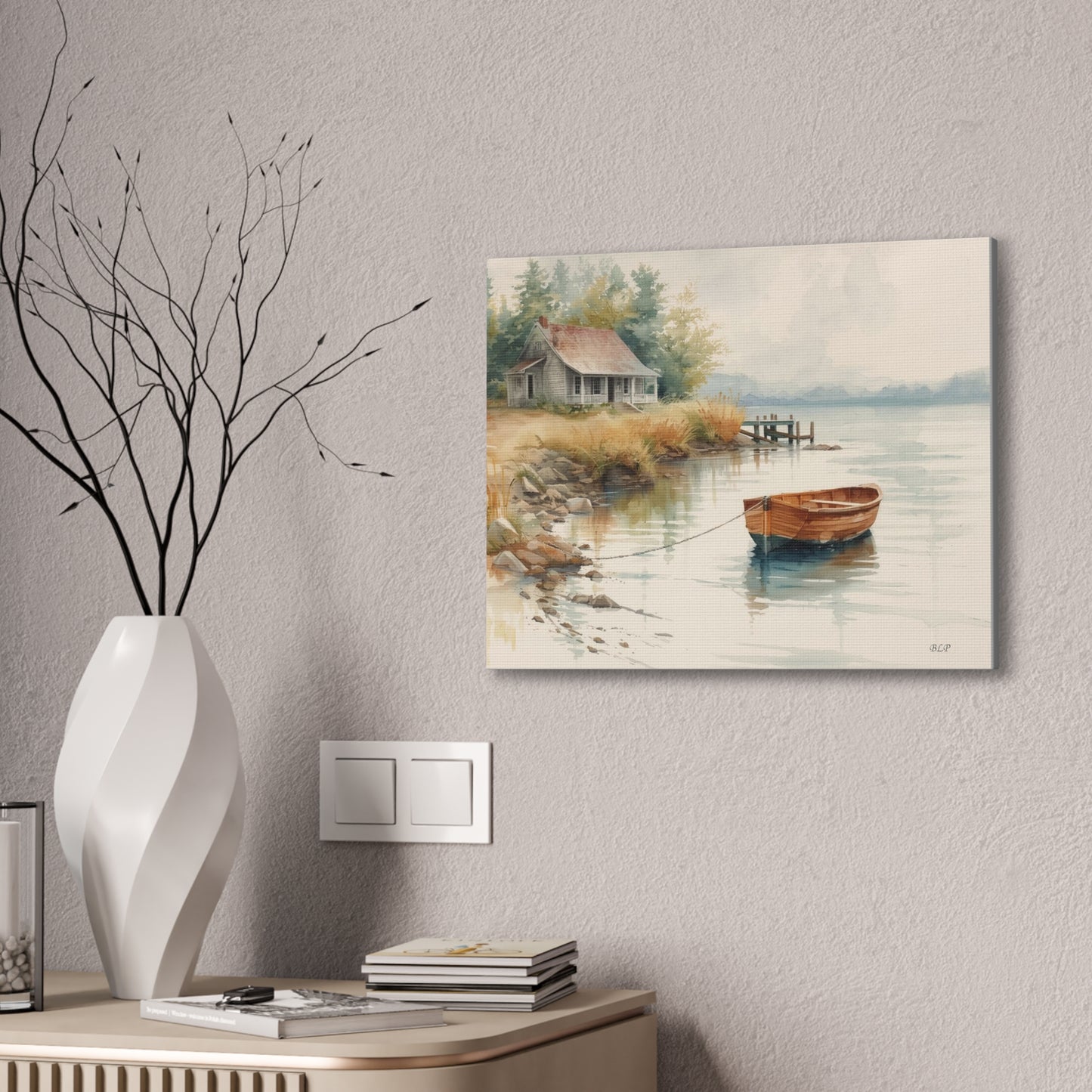 Cabin on the Lake II - Canvas Stretched, 0.75" - 2026 Wall Art - Scenes
