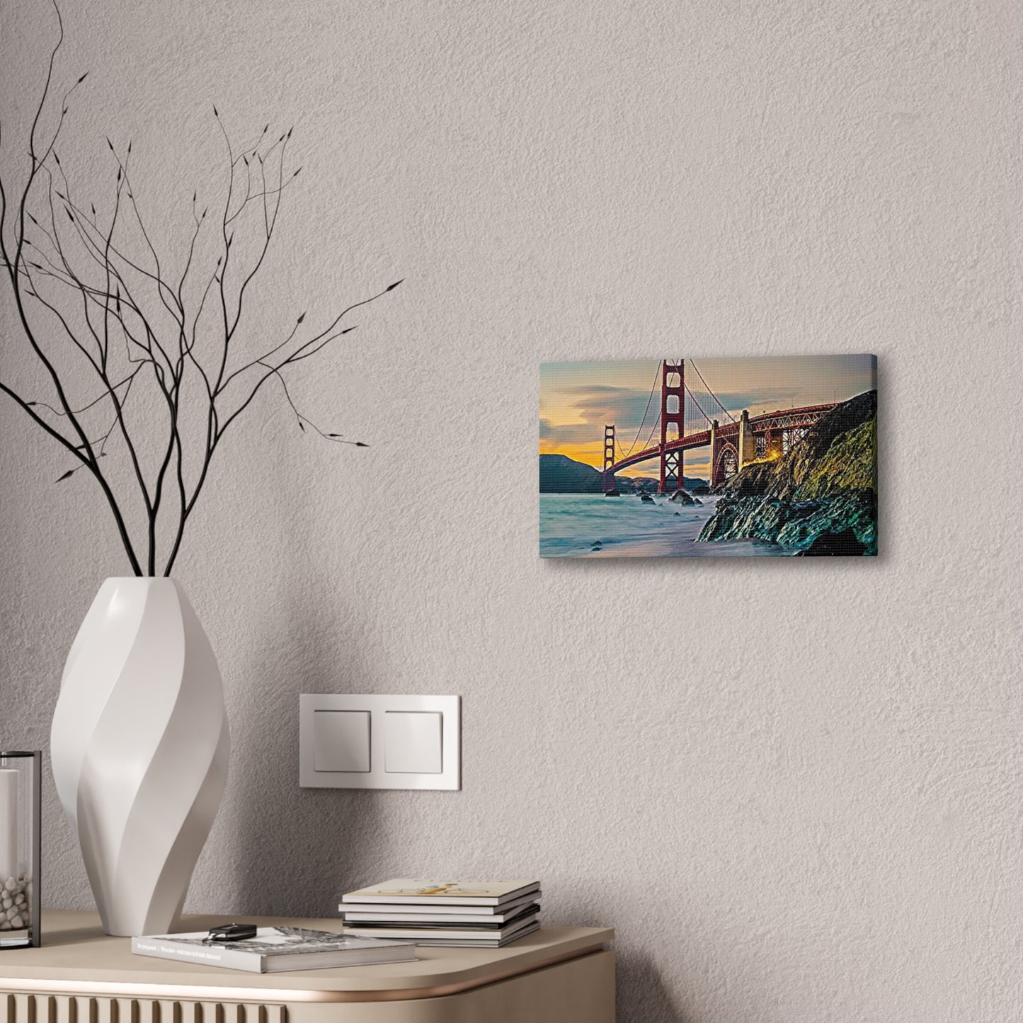 Golden Gate - Canvas Stretched, 0.75"