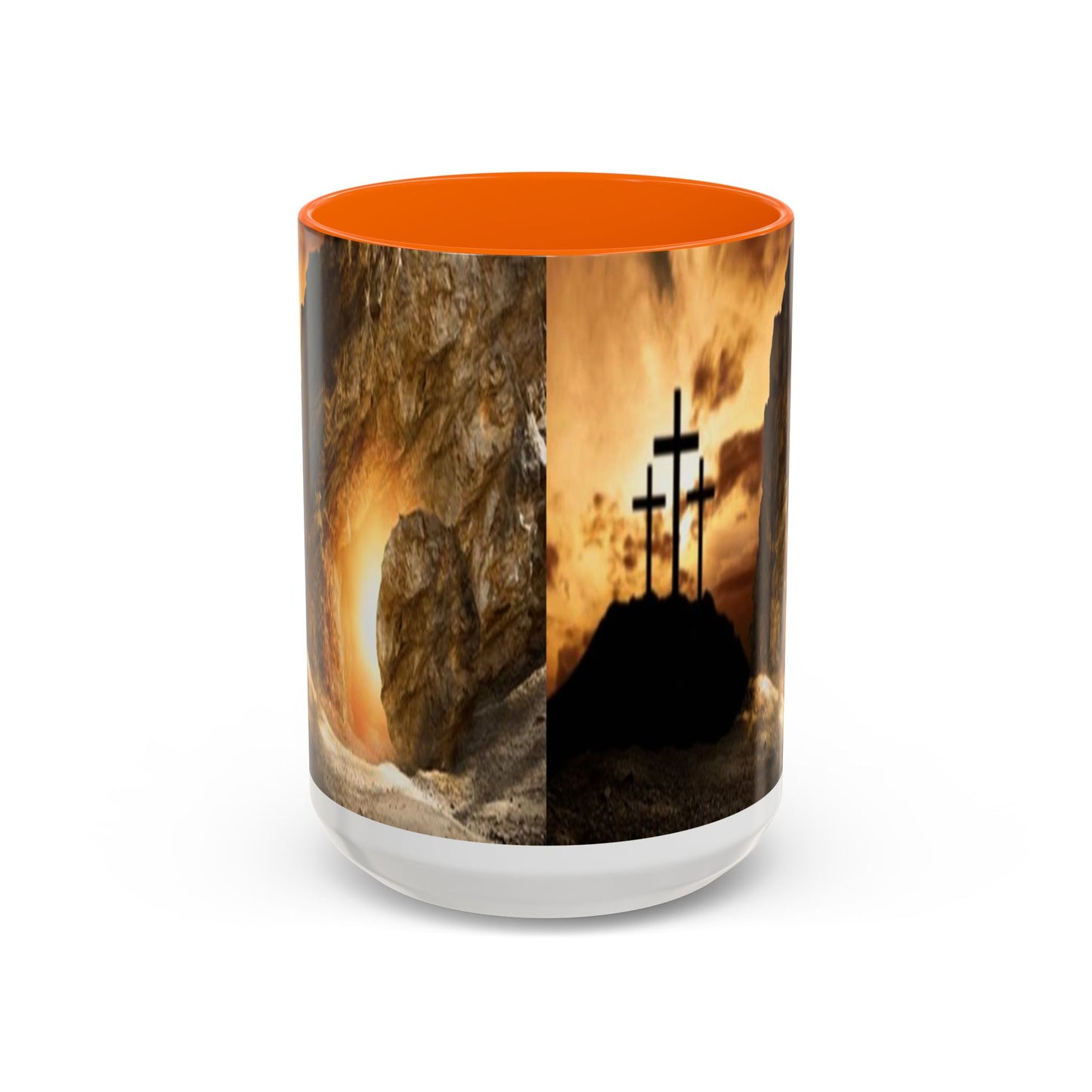 He is Risen -Accent Coffee Mug (11, 15oz) - Easter - Mother's Day - Father's Day