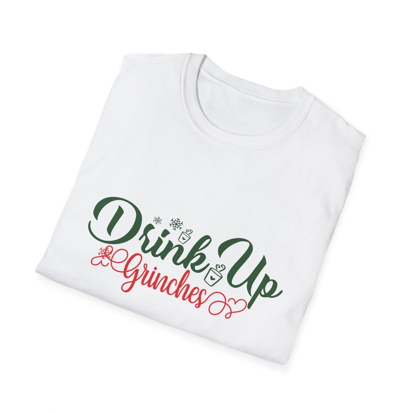 Drink Up -vUnisex Softstyle T-Shirt Christmas