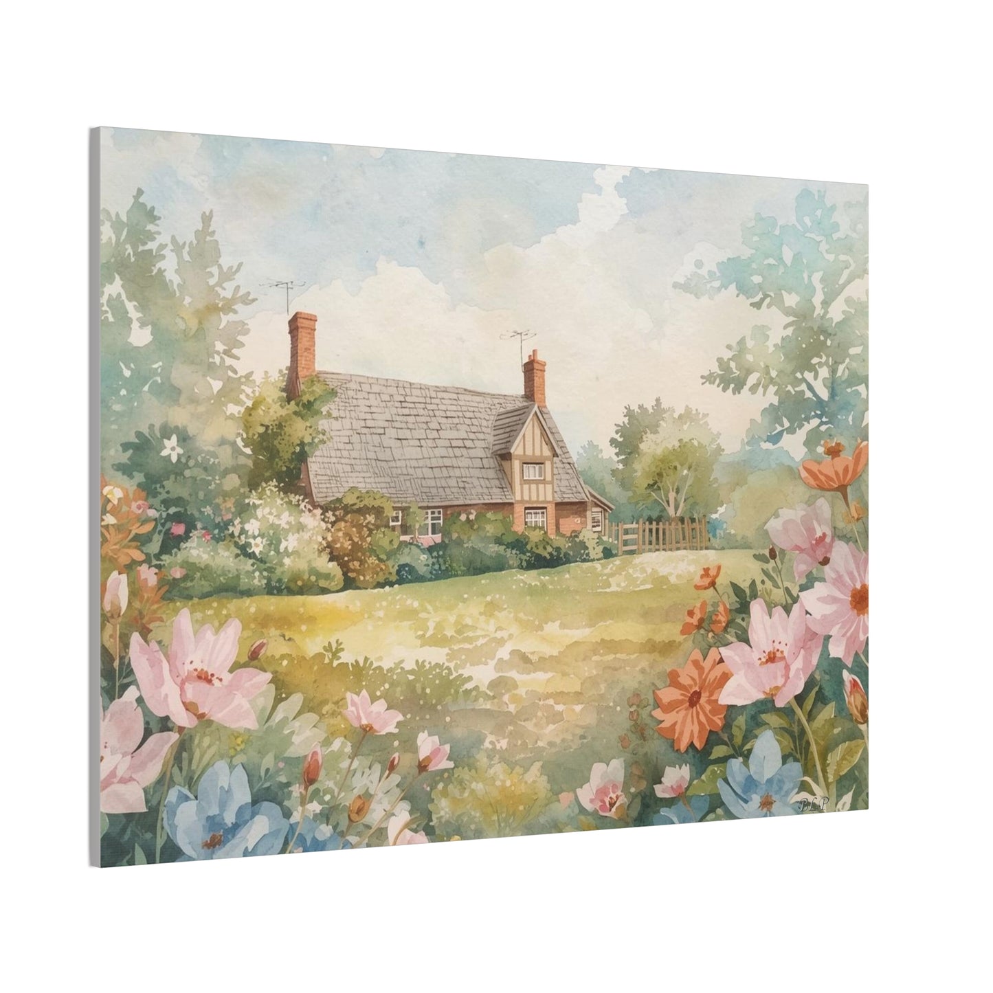 English Cottage - Canvas Stretched, 0.75" - 2026 Wall Art - Places