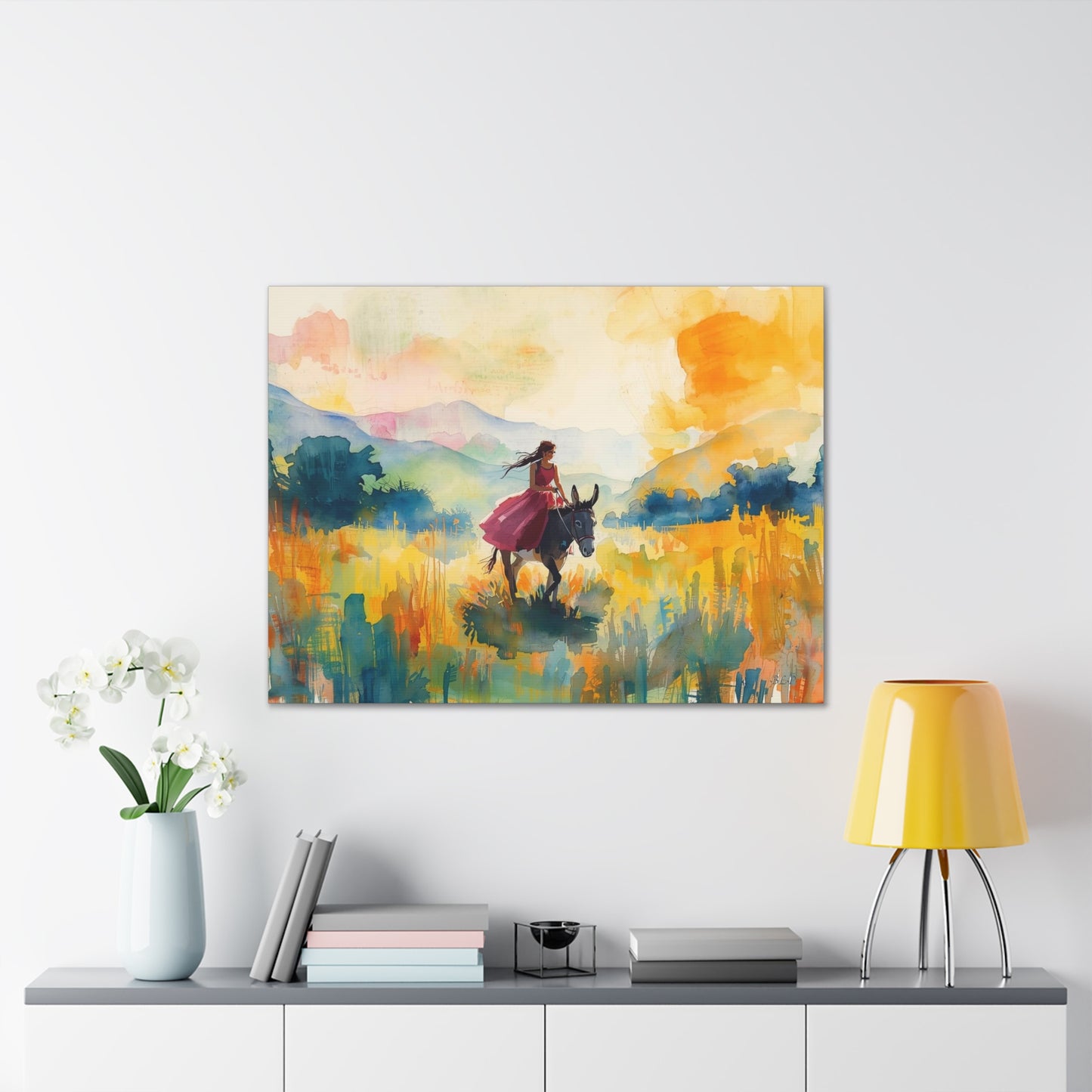 Girl in the Field - Canvas Stretched, 0.75" - Wall Art 2026 - Individuals
