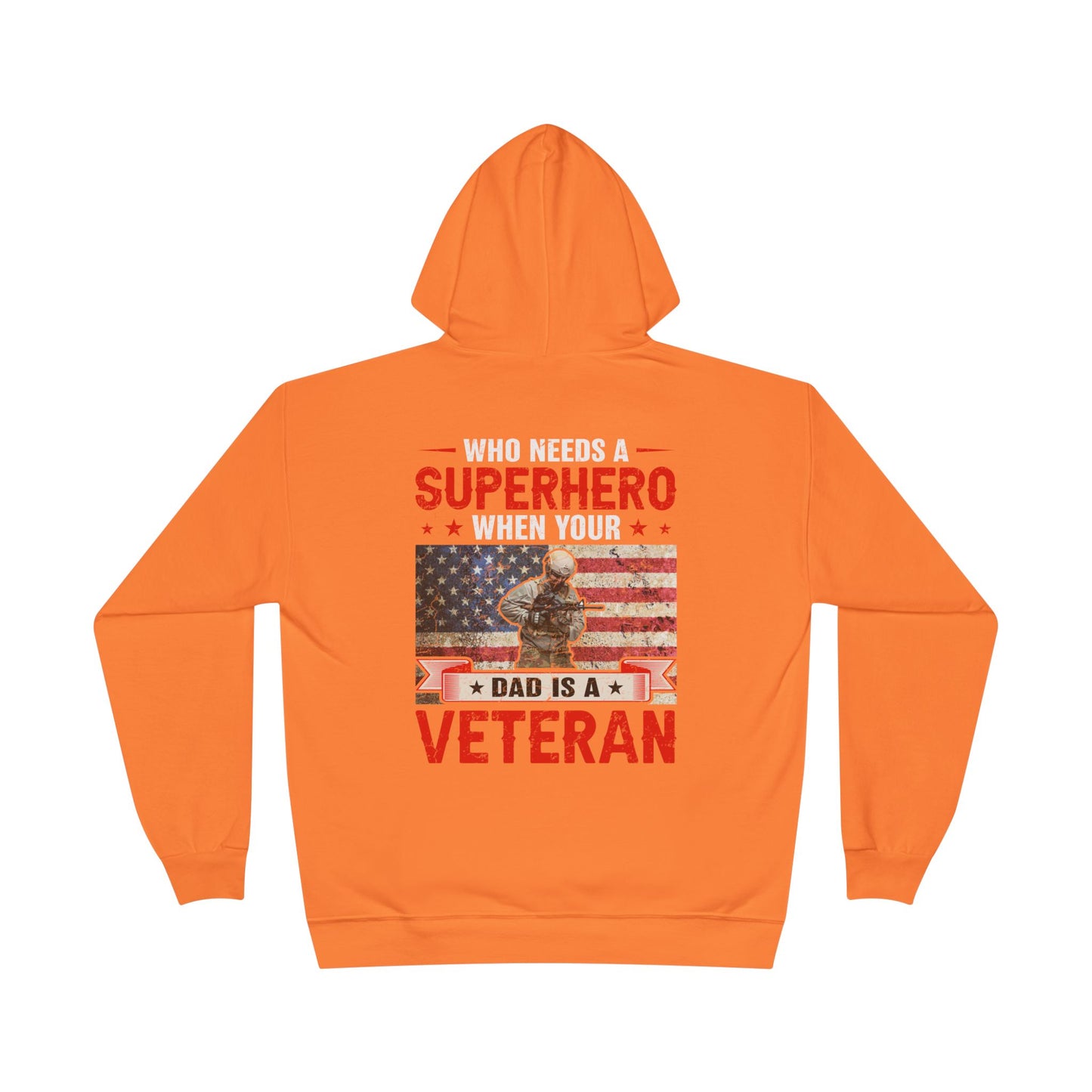 Military - Veteran - Unisex EcoSmart® Pullover Hoodie Sweatshirt