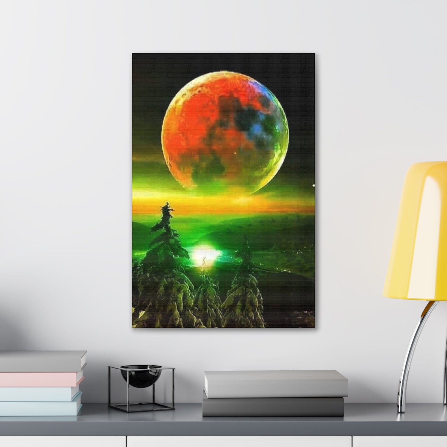 Harvest Moon - Canvas Stretched, 0.75"