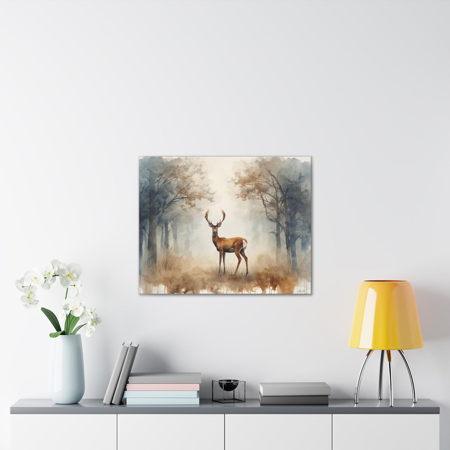 Lone Buck - Canvas Stretched, 0.75" - 2026 Wall Art - Animals