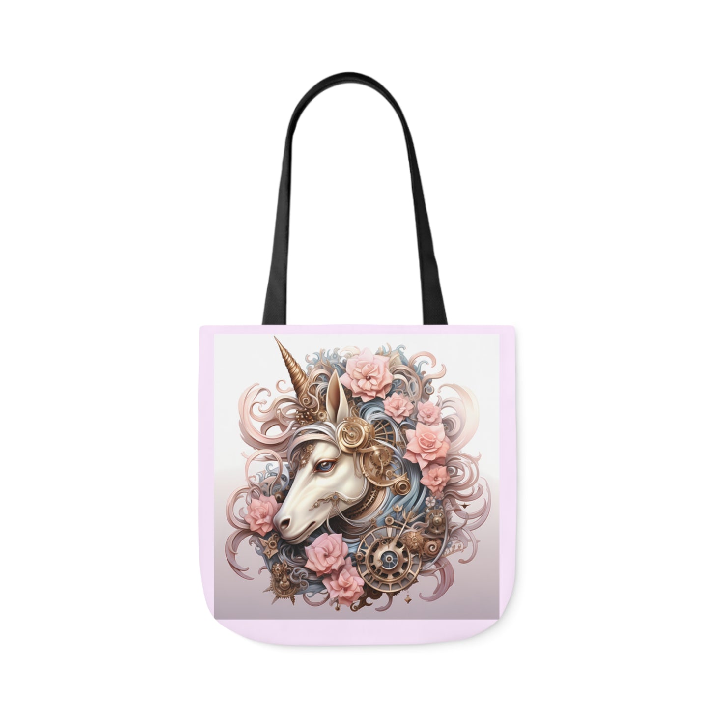 Unicorn - Canvas Tote Bag, 5-Color Straps