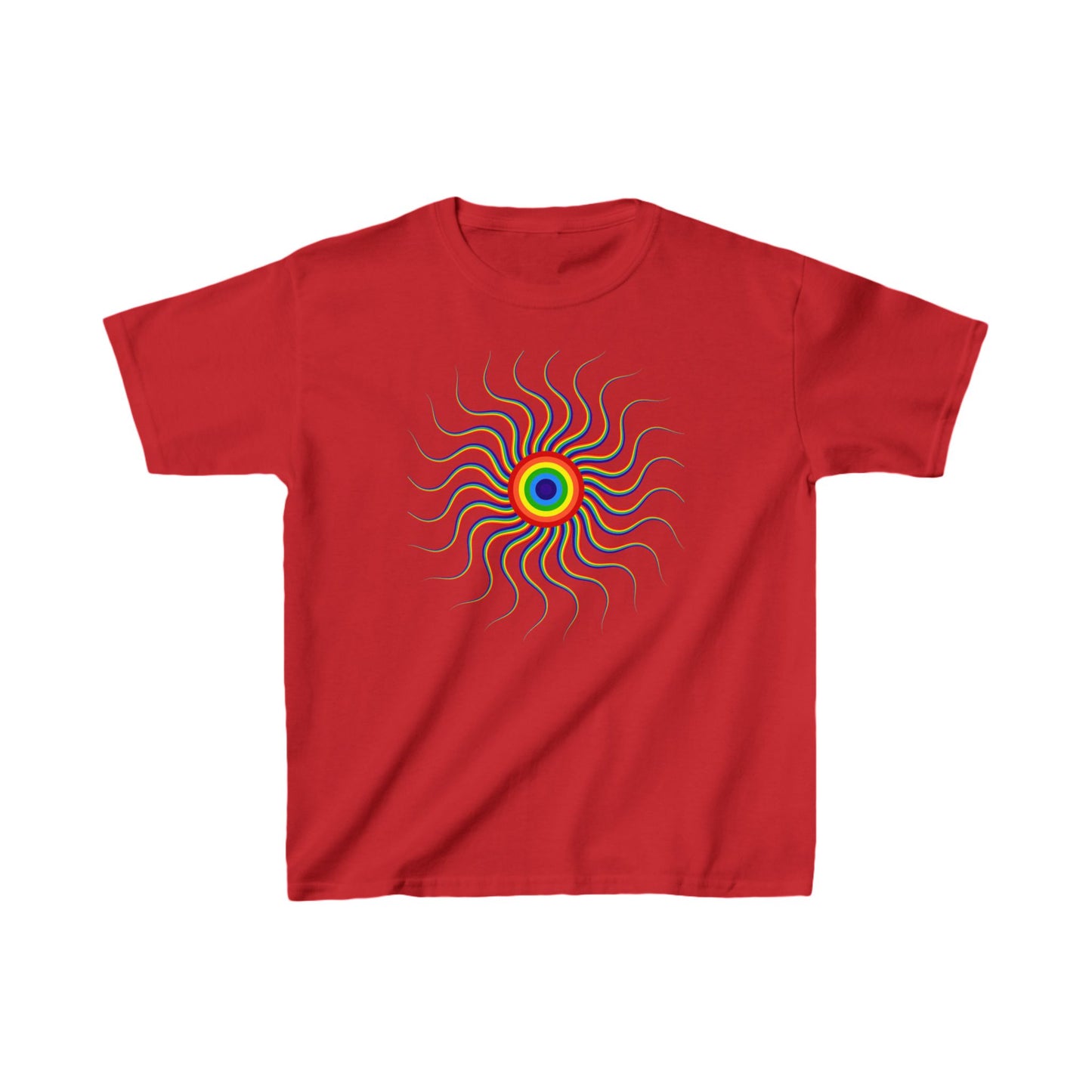 Kids - Crazy Sun -  Heavy Cotton™ T-Shirts