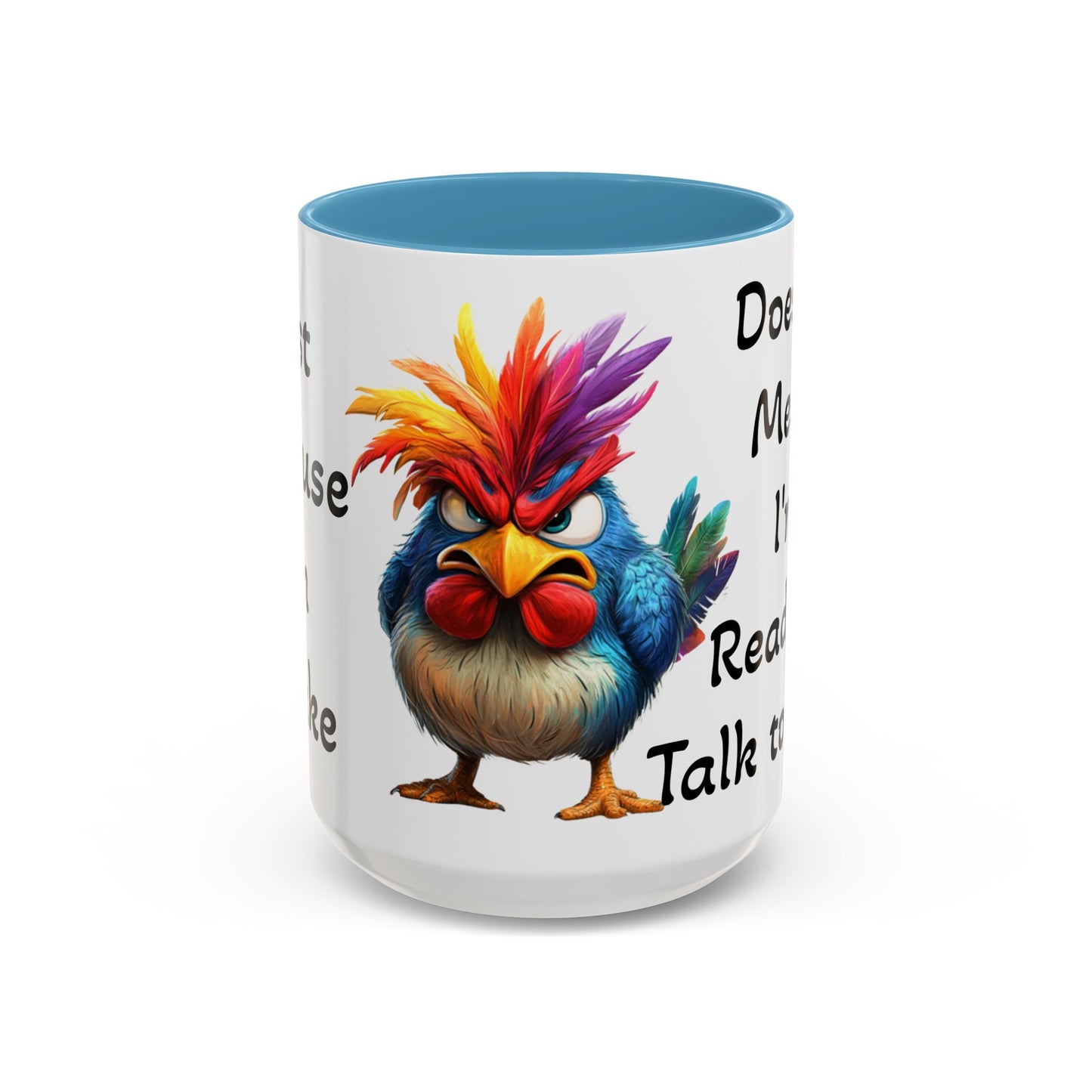 Just Because I'm Awake - Accent Coffee Mug (11, 15oz)