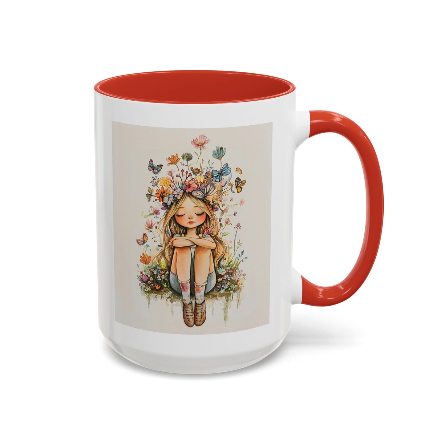 Girl - Accent Coffee Mug (11, 15oz)