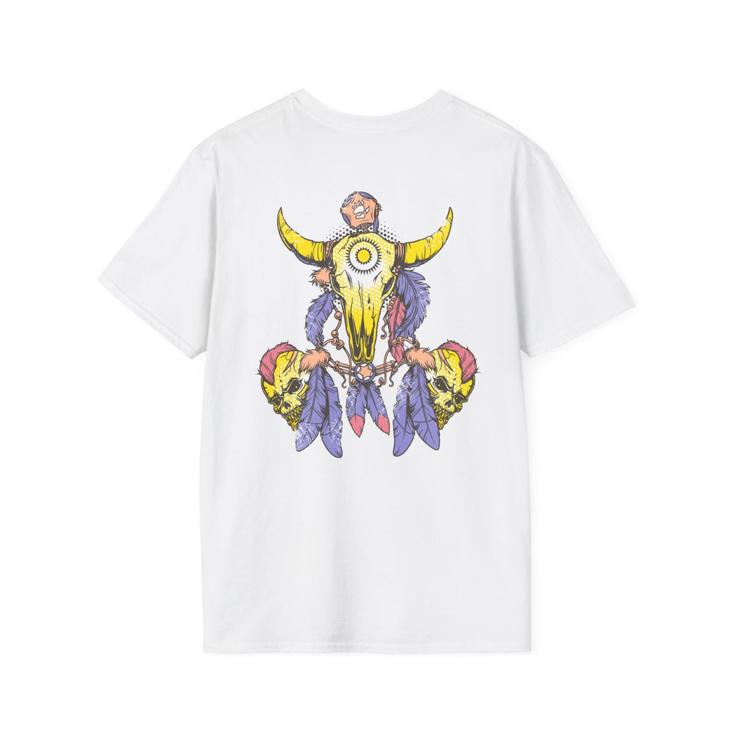 Steer Skull - Unisex Softstyle T-Shirts