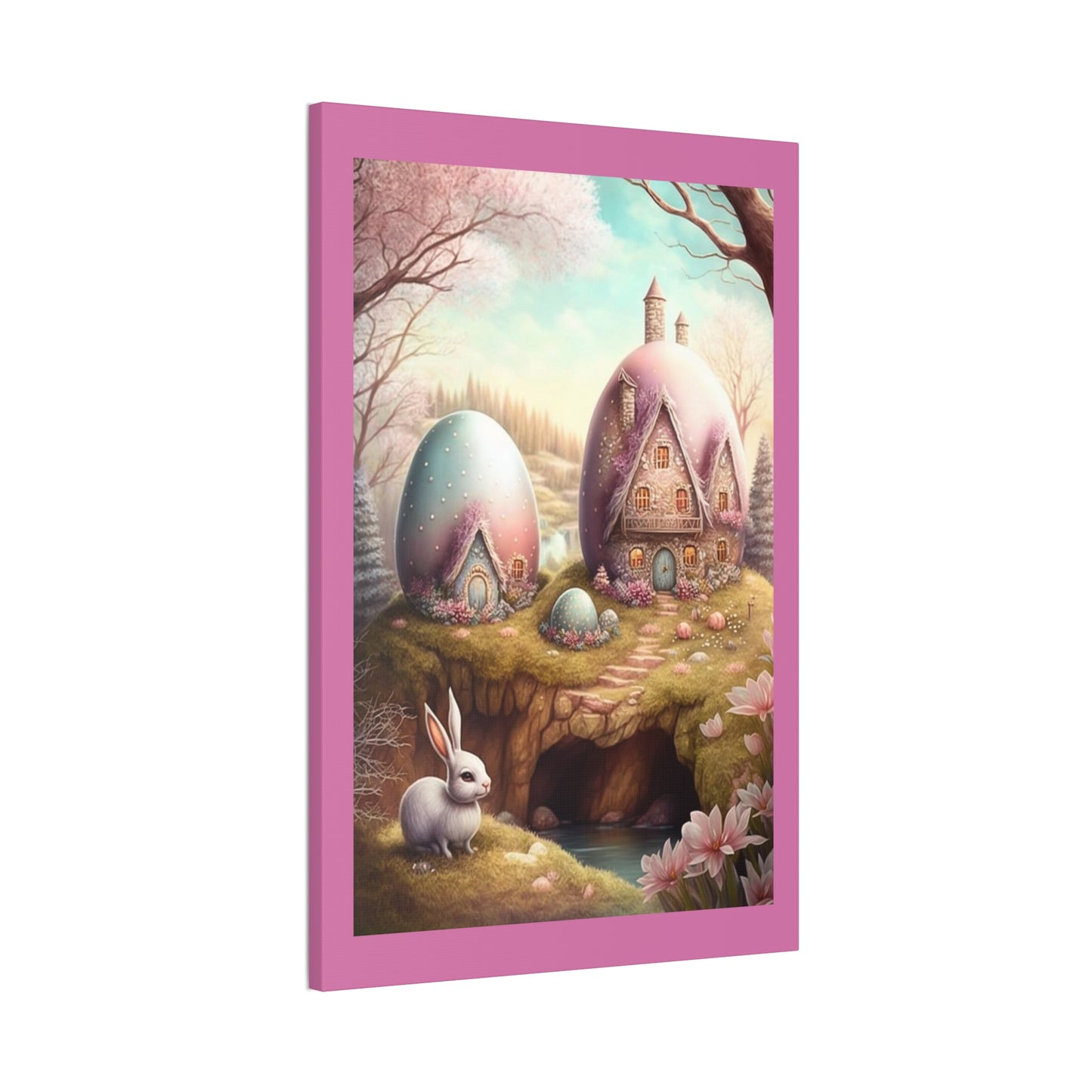 Bunny Hut - Canvas Stretched, 0.75" - Easter