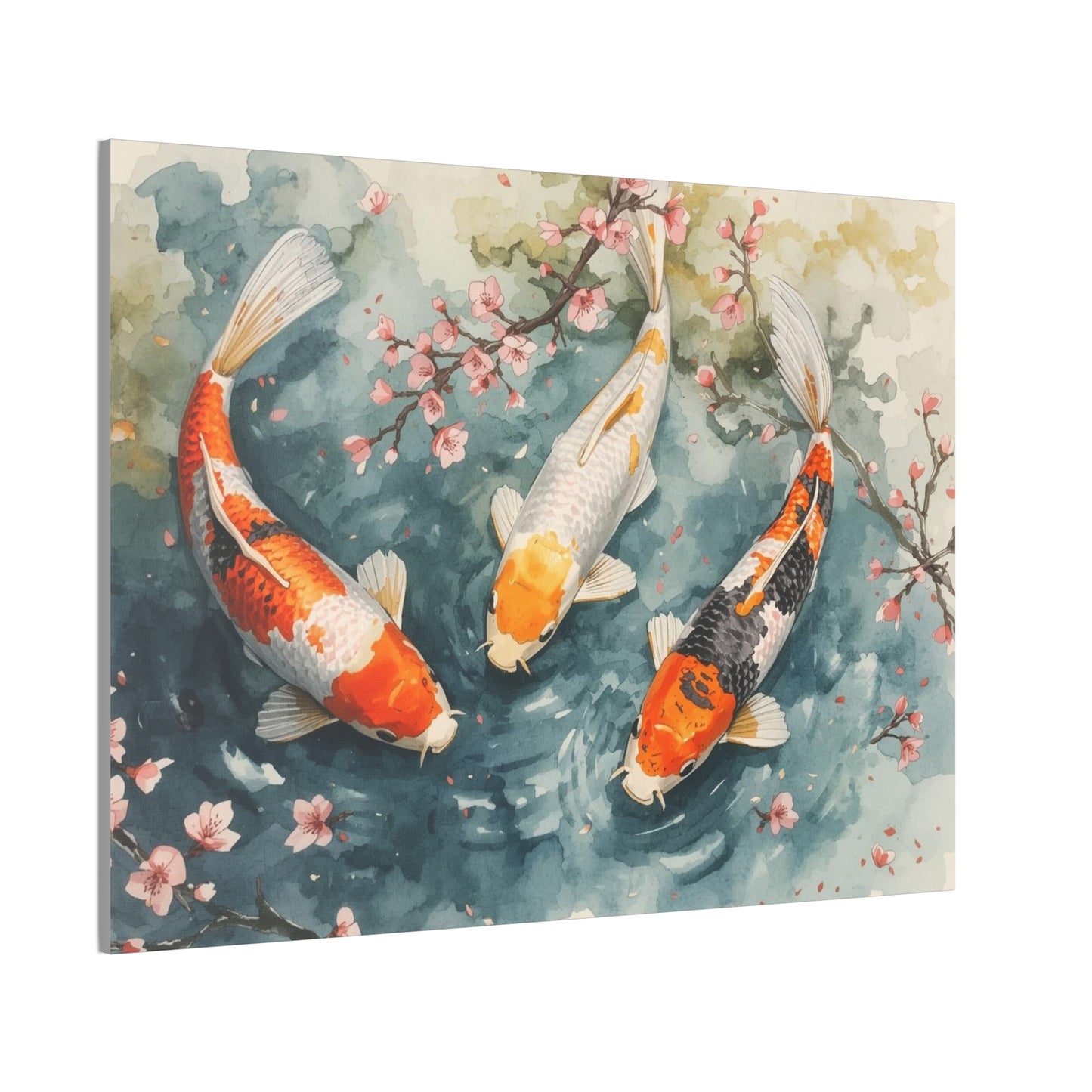 Three KOI - Canvas Stretched, 0.75" - 2026 Wall Art - Animals