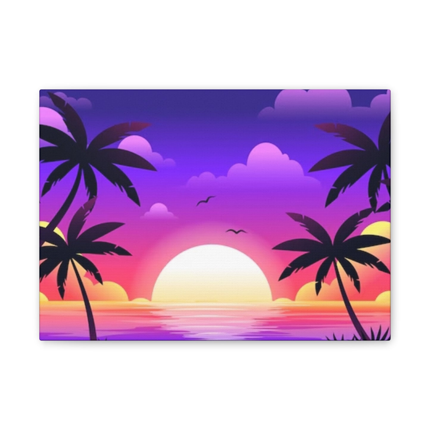 Island Sunset - Canvas Stretched, 0.75"